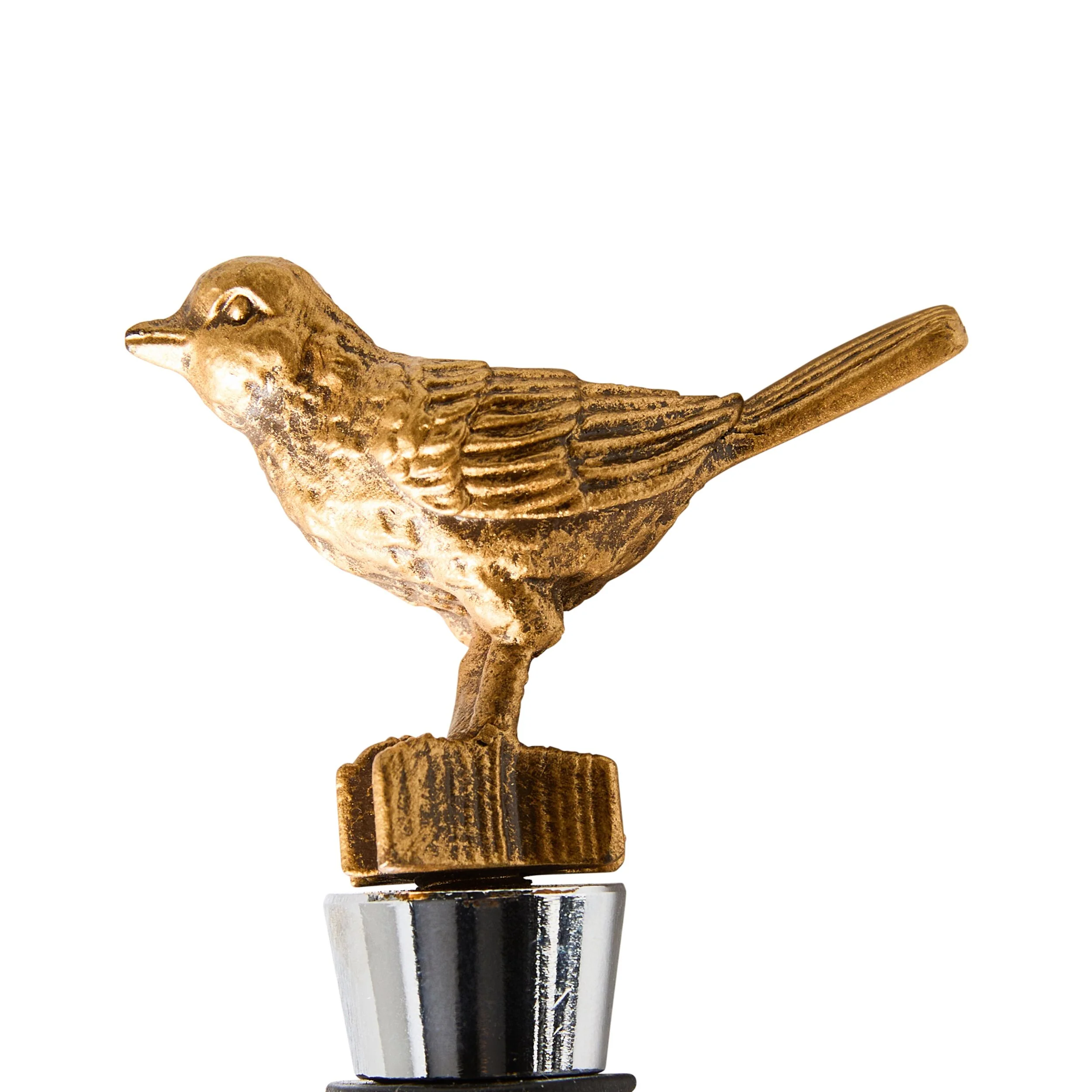 Brass Songbird Bottle Stopper - Image 2