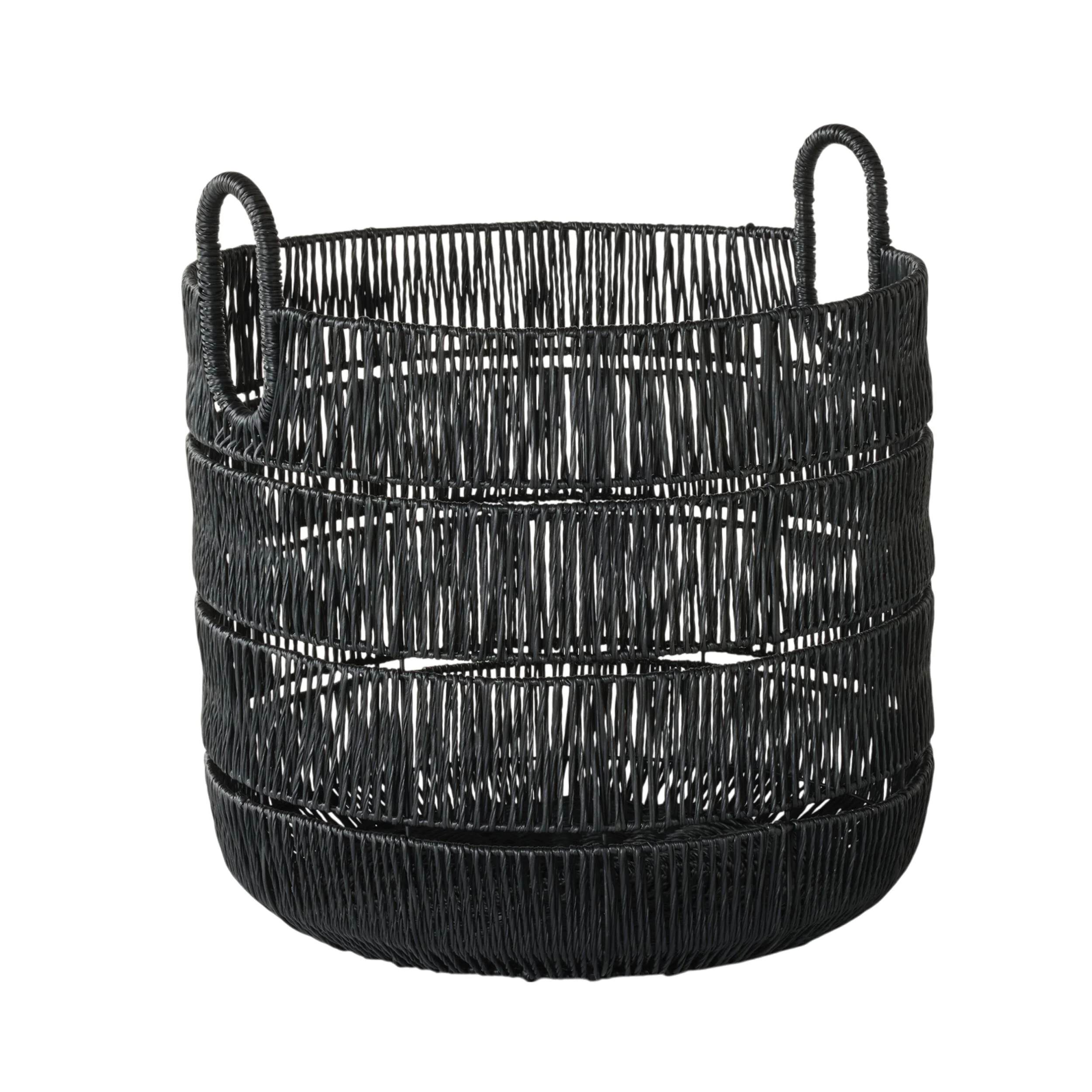 Bristol Vertical Weave Large Basket - Image 2