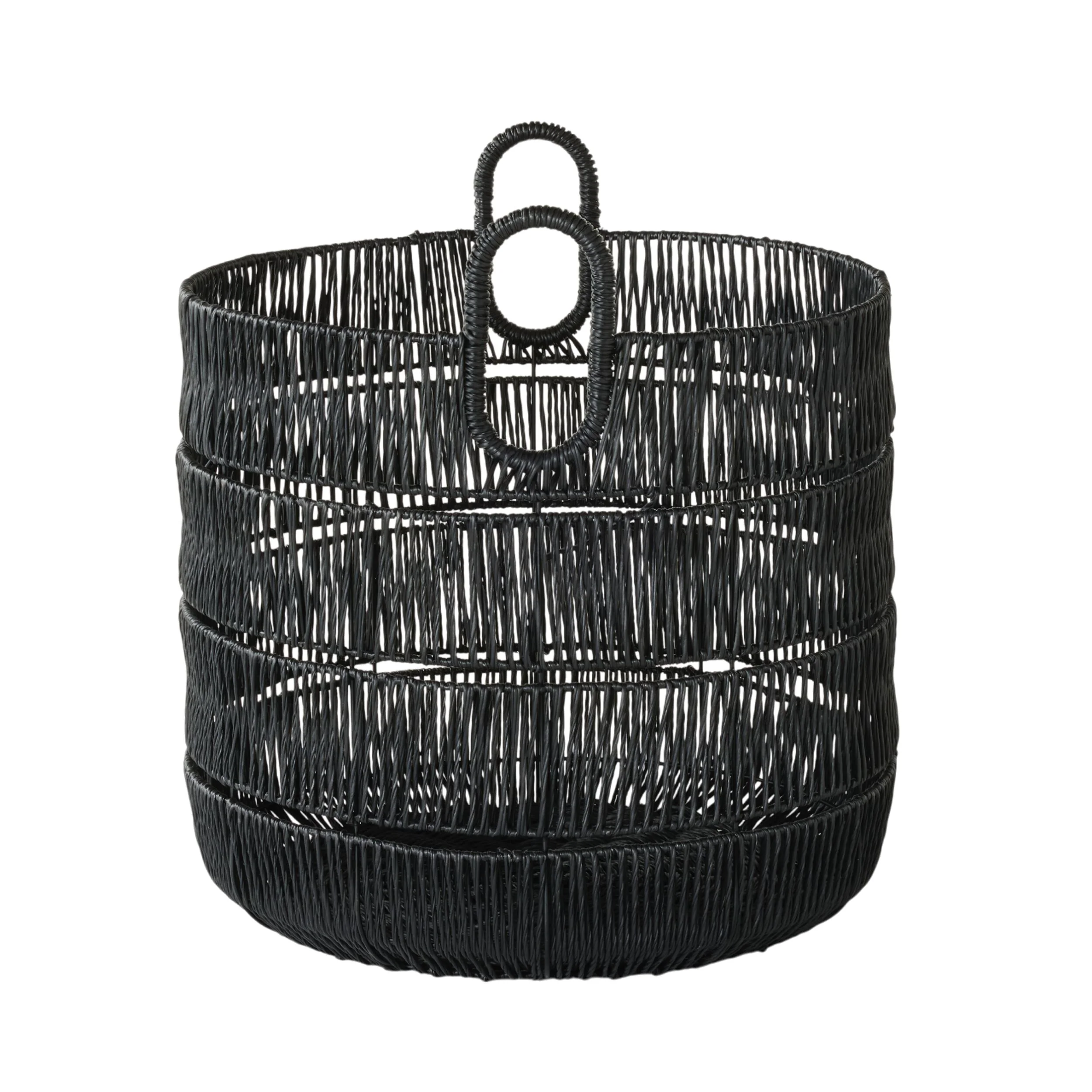 Bristol Vertical Weave Large Basket - Image 3