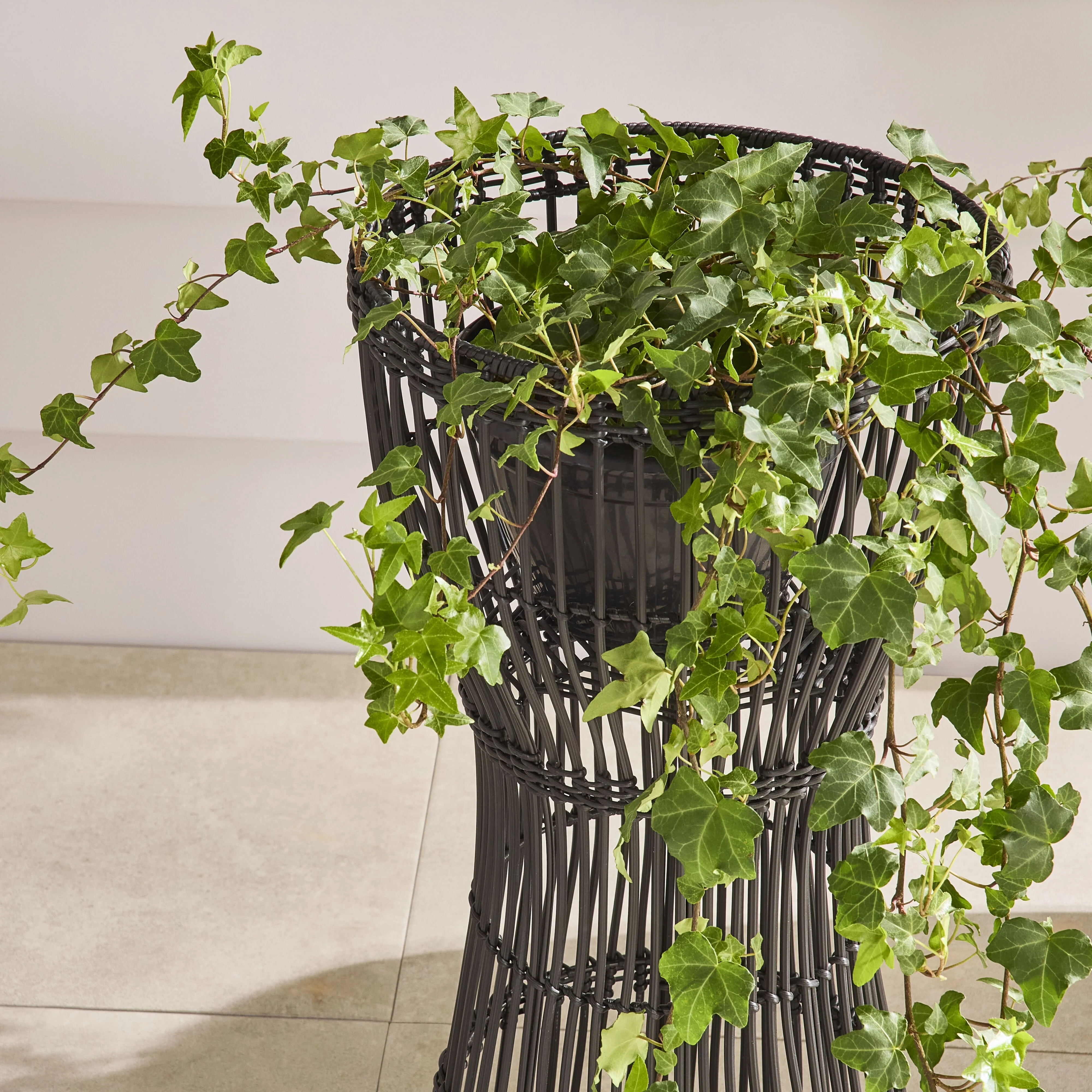 Bristol Woven Plant Stand Black - Image 6