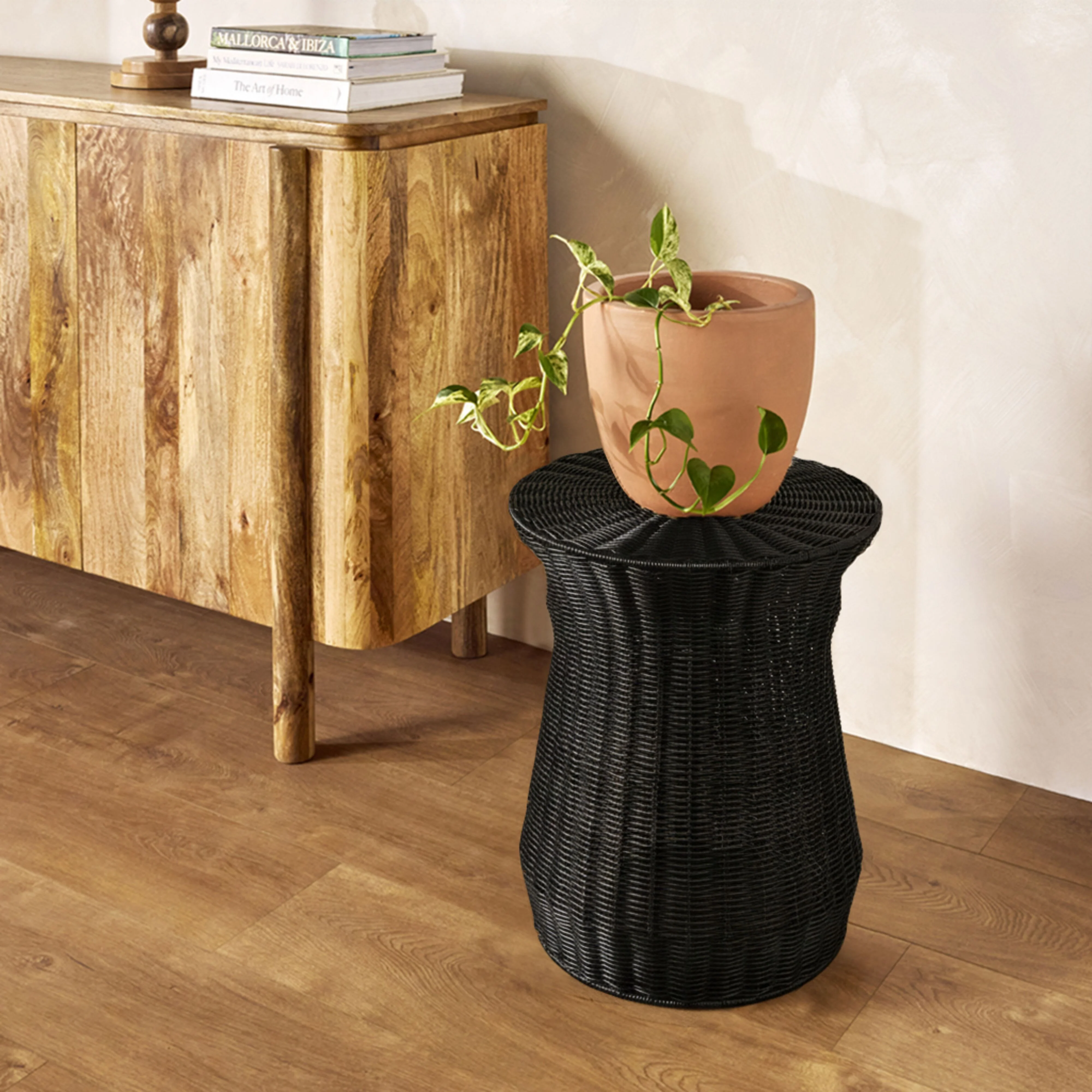 Bristol Woven Side Table Black - Image 4