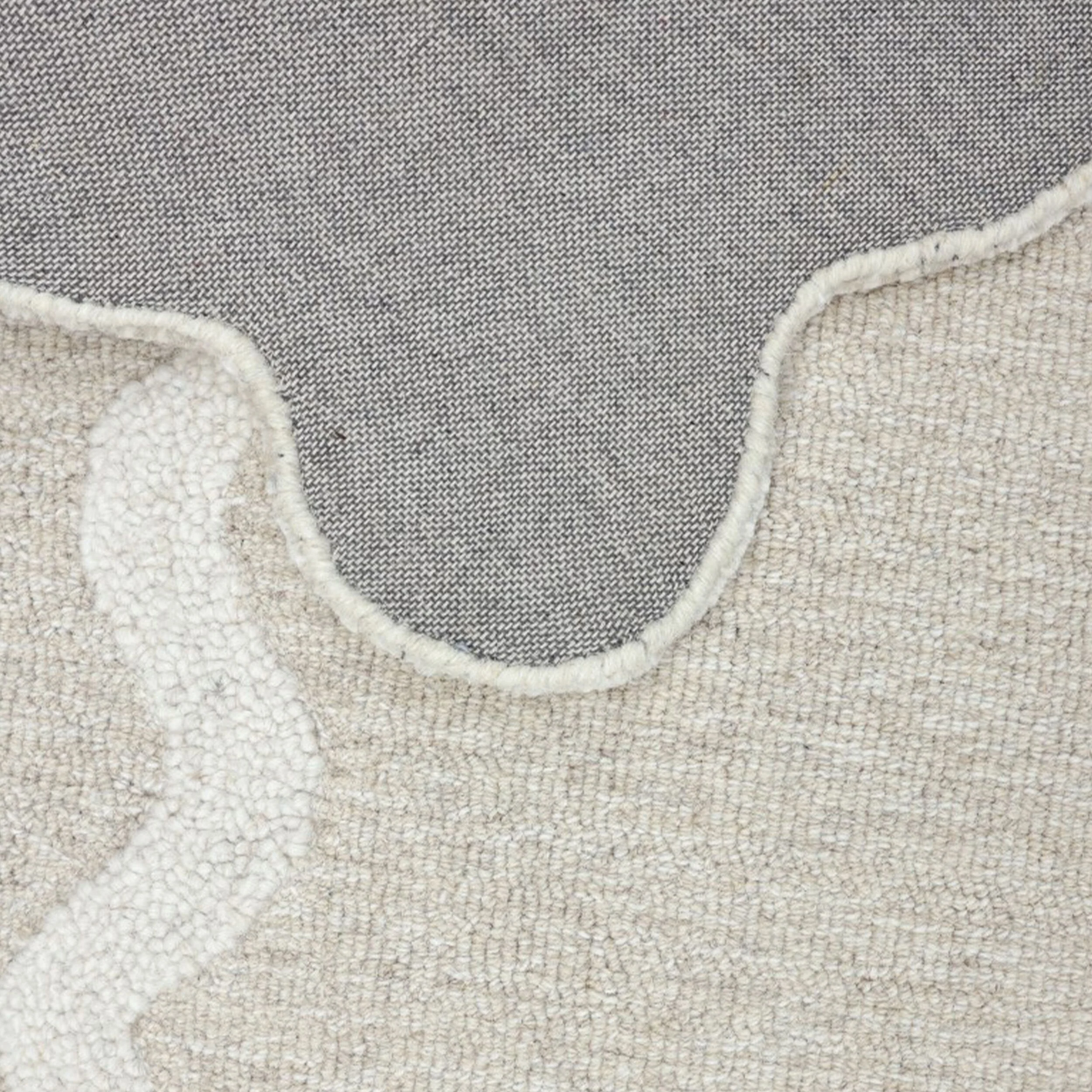 Bromby Scalloped Wool Runner 80x300cm - Image 3
