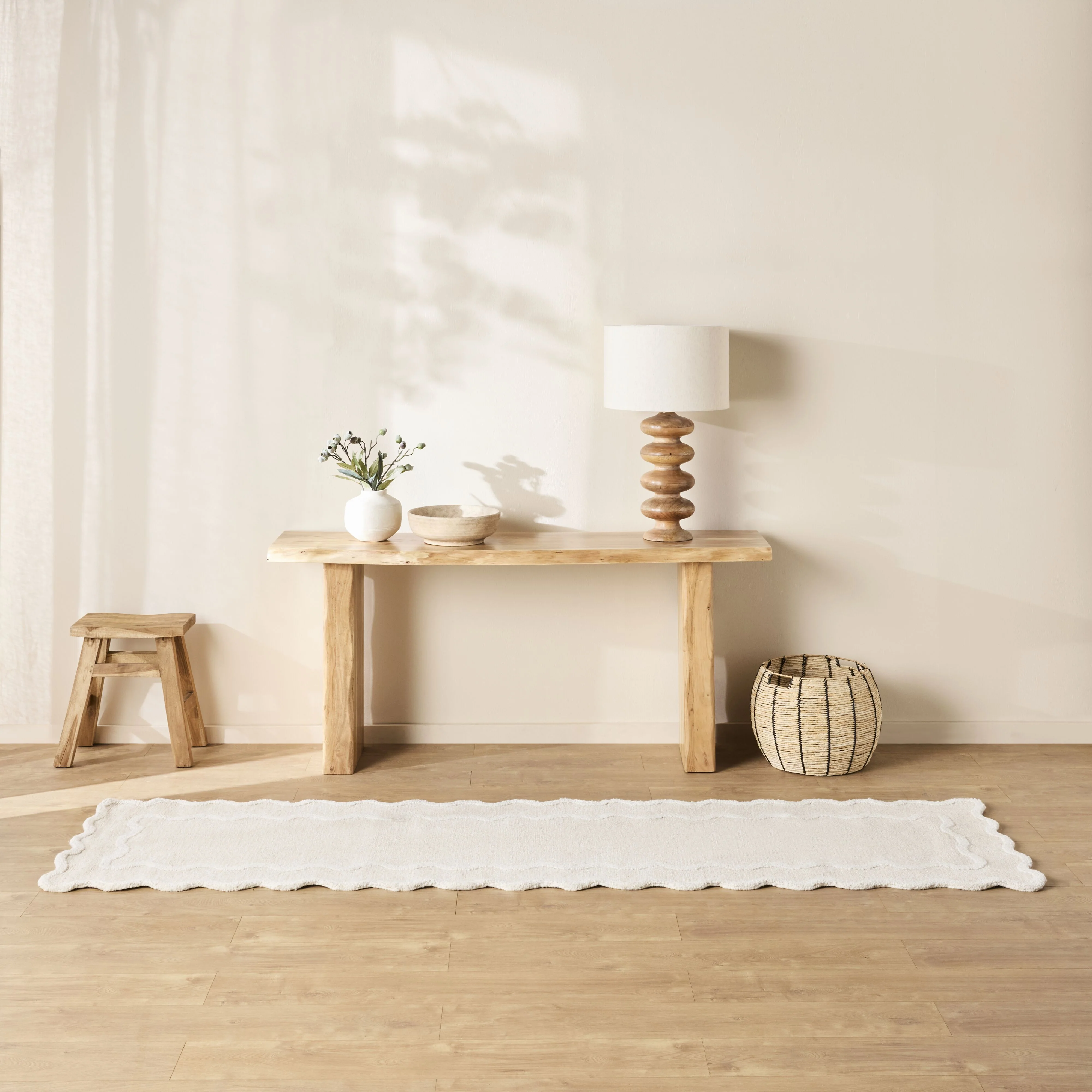 Bromby Scalloped Wool Runner 80x300cm - Image 4