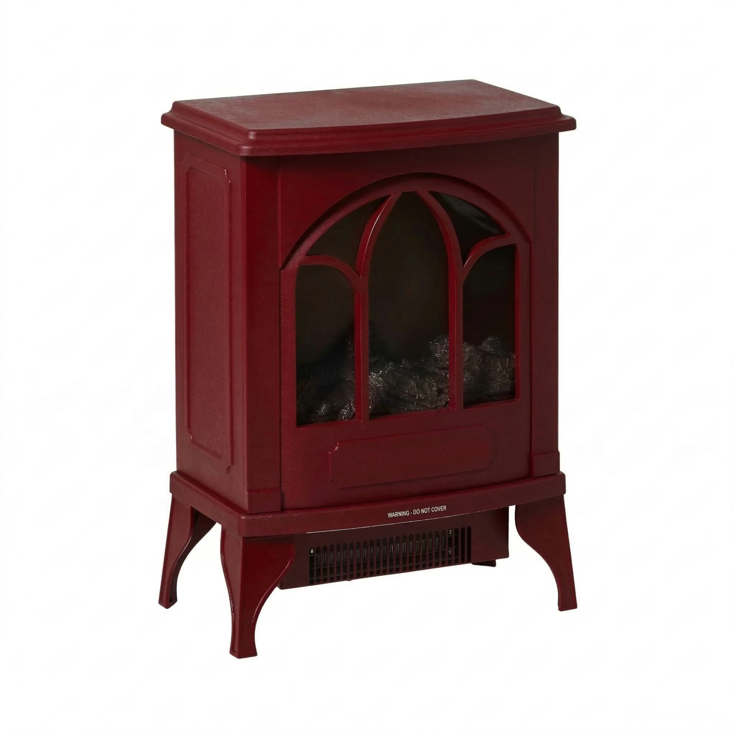 Bromley Electric Fireplace Burgundy - Image 2