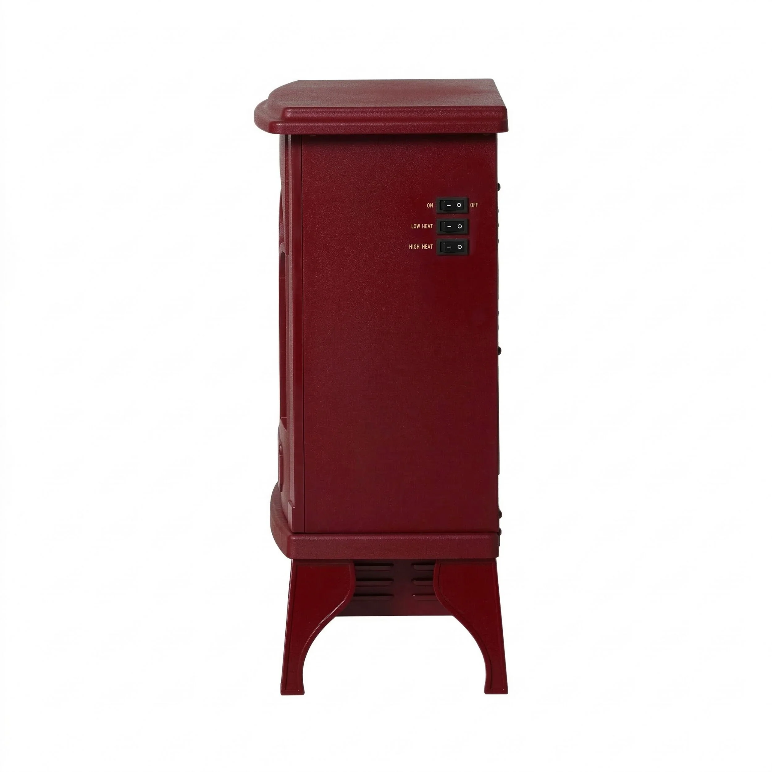Bromley Electric Fireplace Burgundy - Image 4