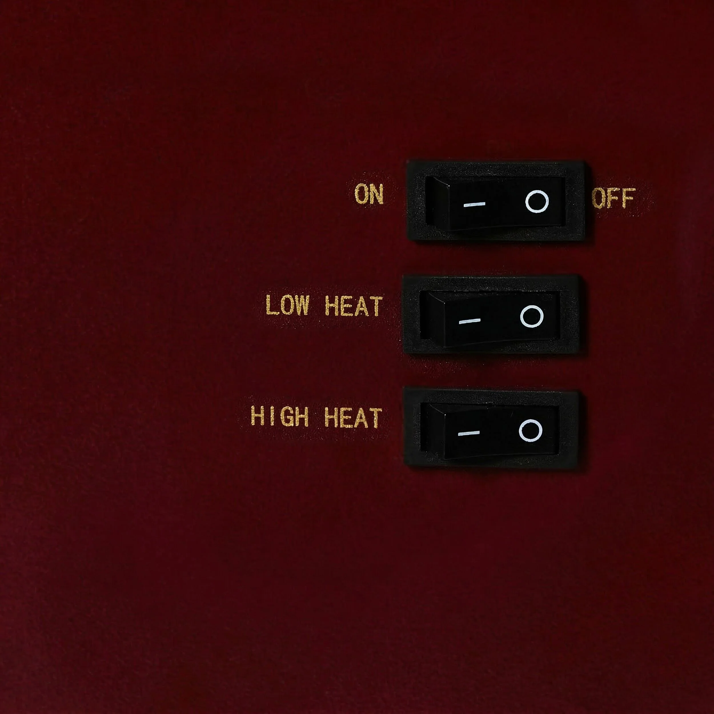 Bromley Electric Fireplace Burgundy - Image 6