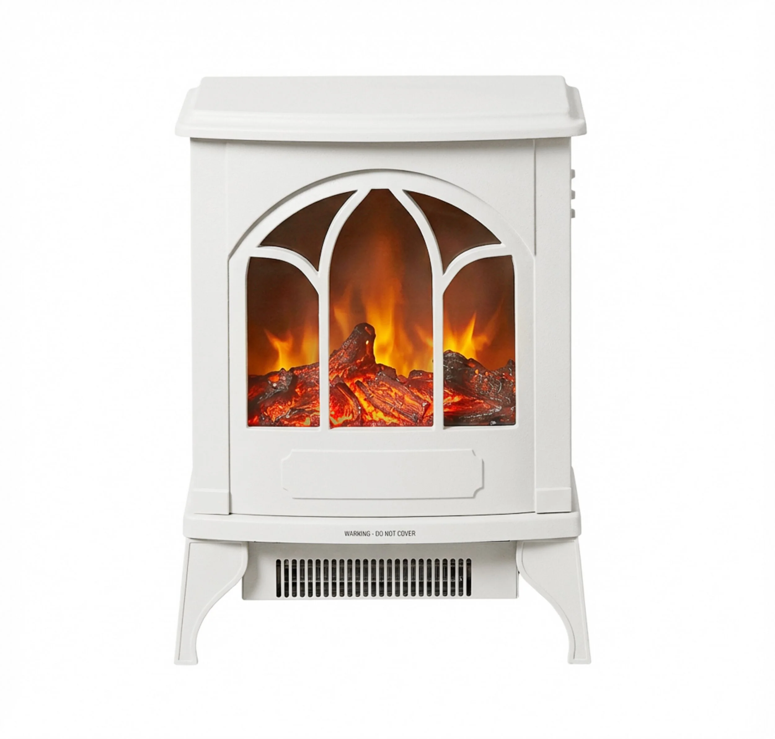 Bromley Electric Fireplace White - Image 3