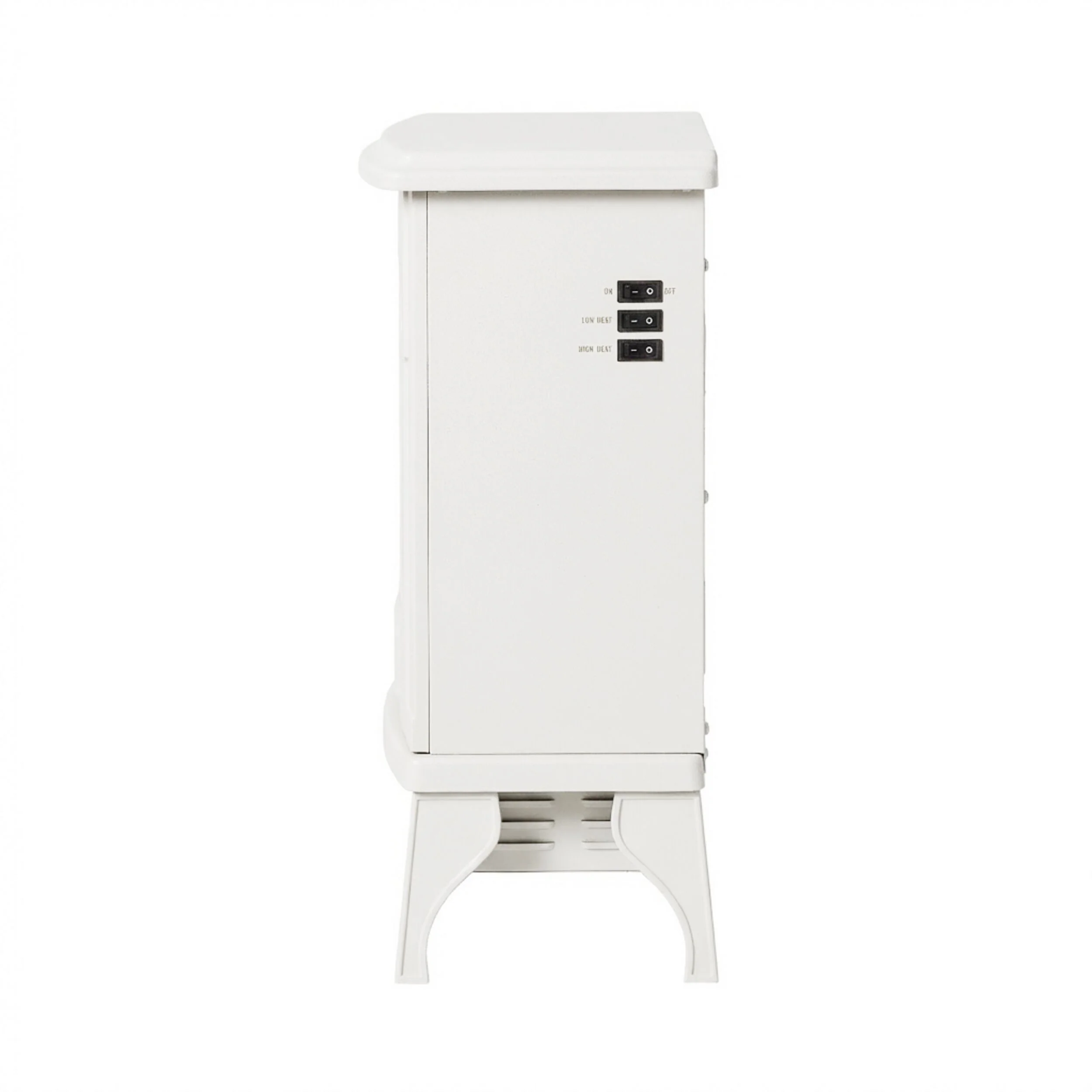 Bromley Electric Fireplace White - Image 4