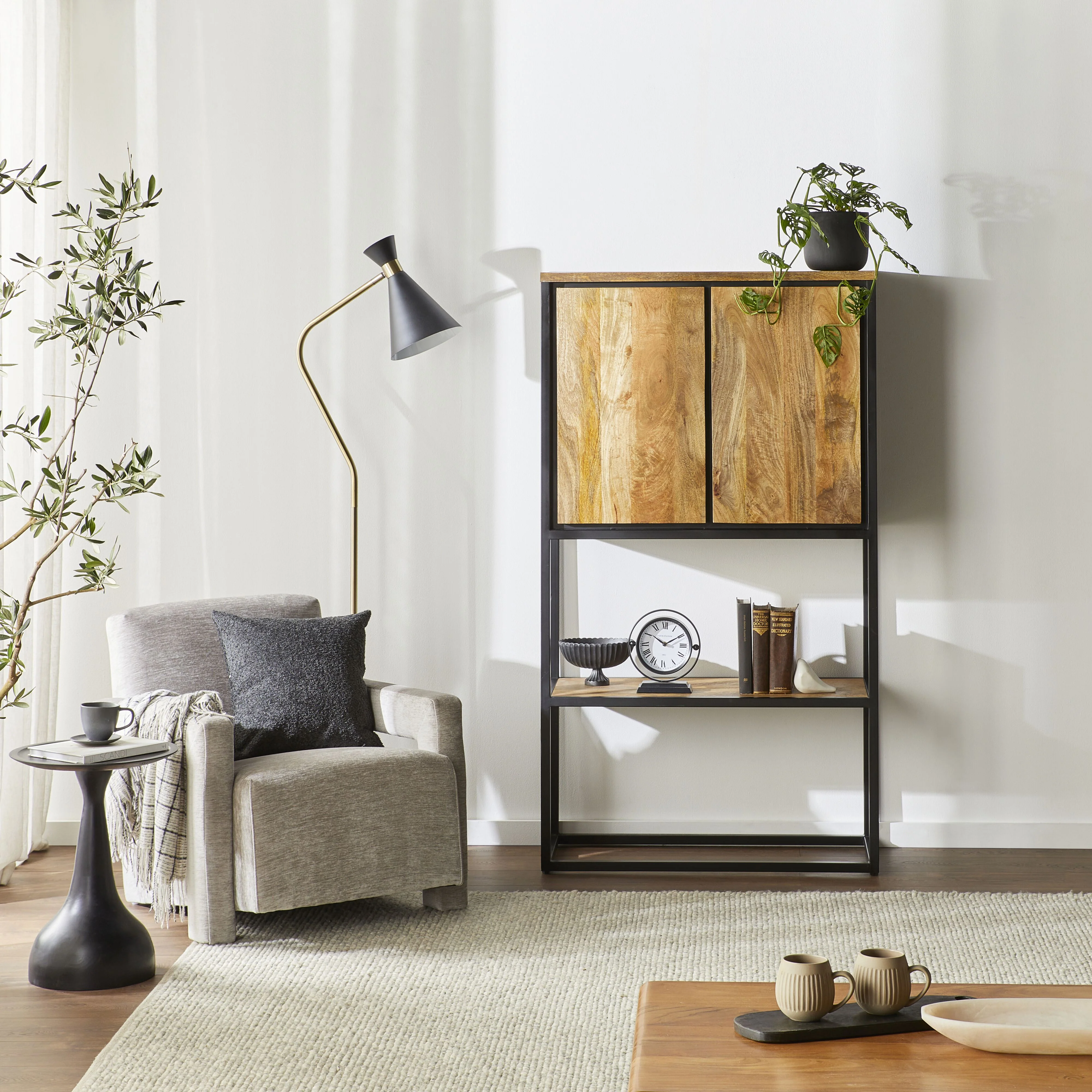 Brompton 2 Door Bookshelf - Image 7