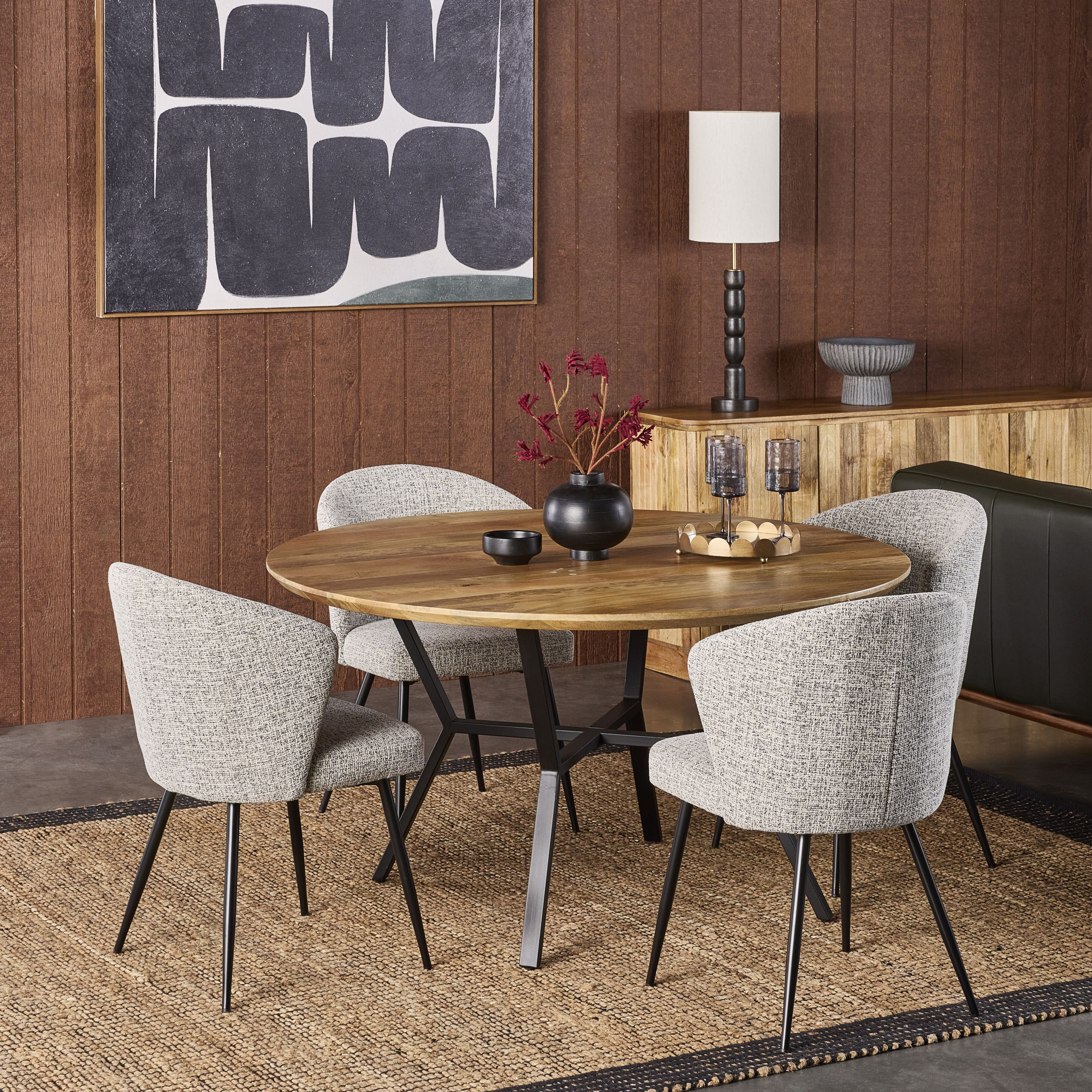 Brompton Round Dining Table 140cm - Image 11