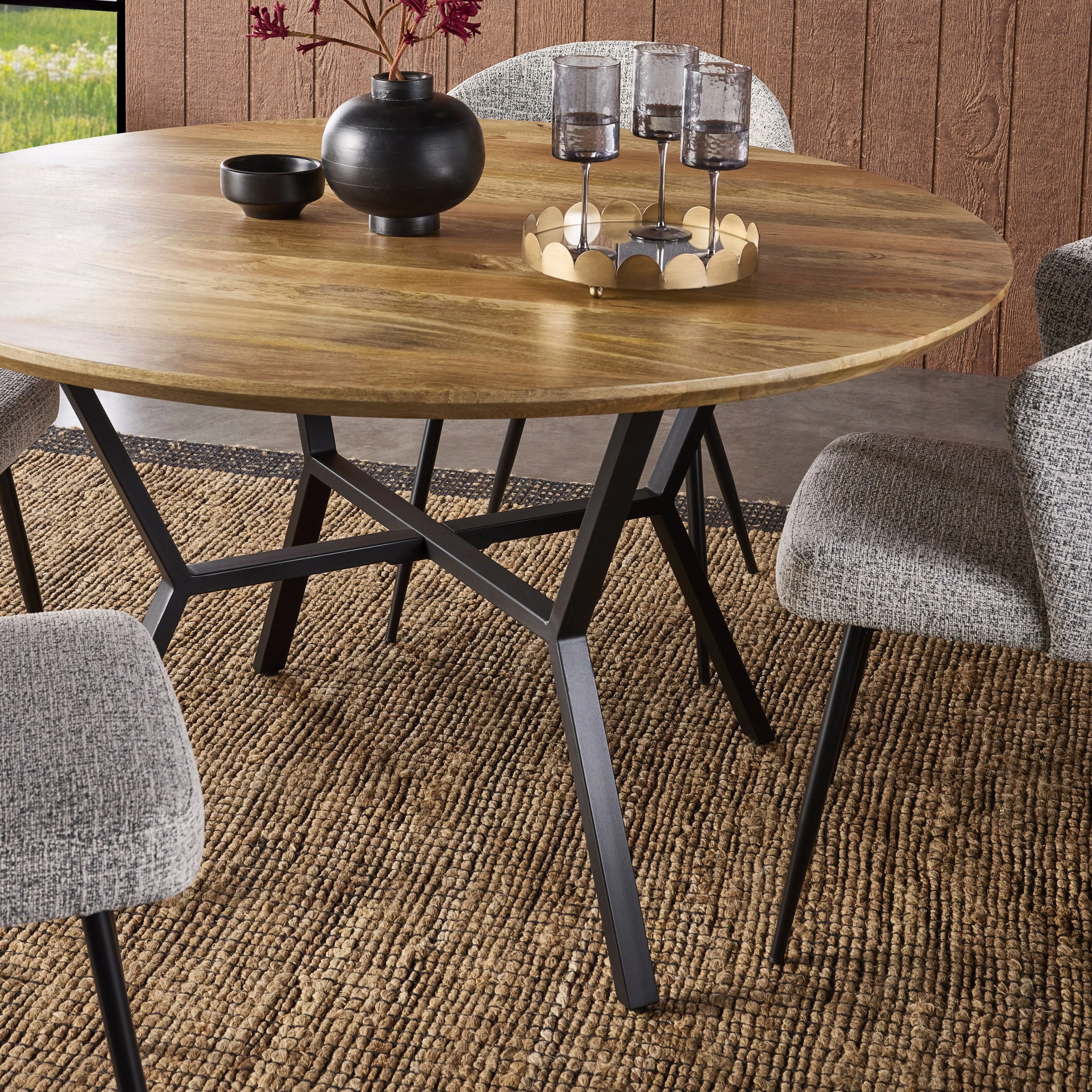 Brompton Round Dining Table 140cm - Image 7