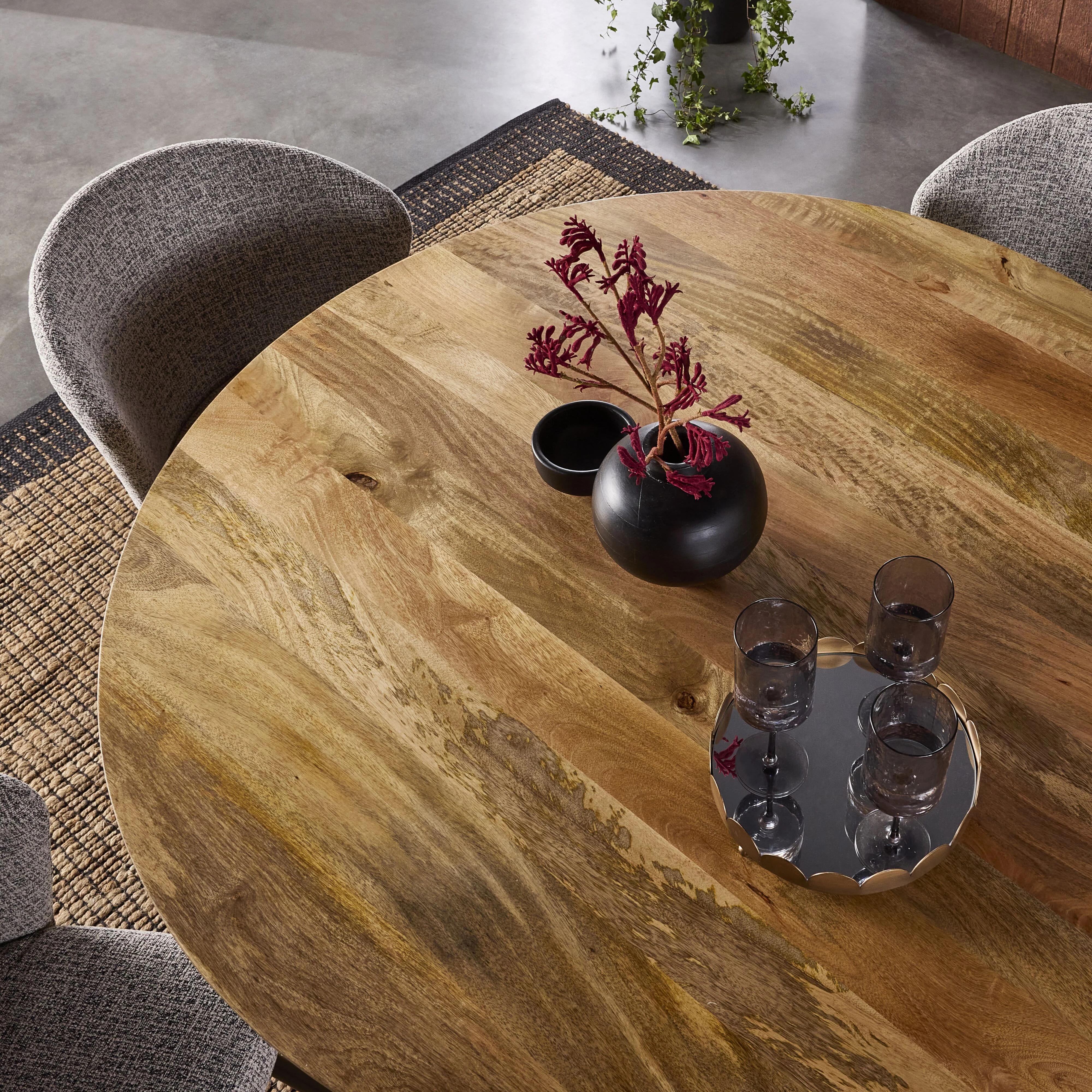 Brompton Round Dining Table 140cm - Image 8