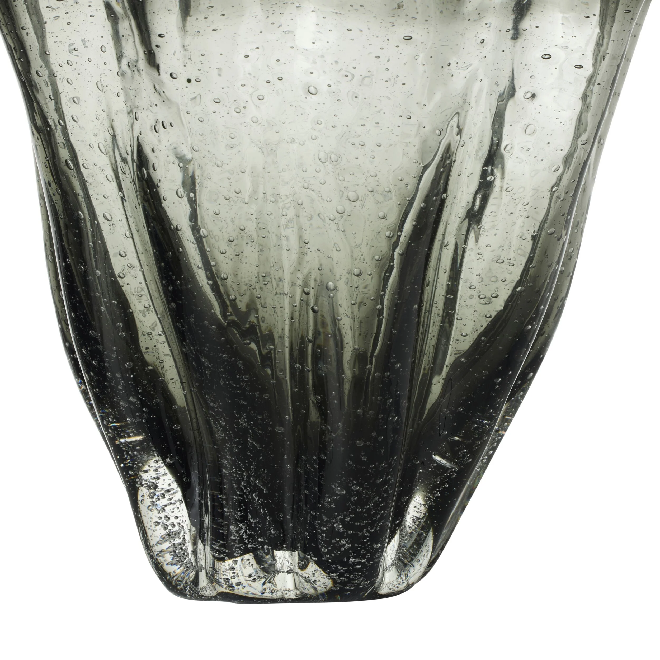 Cabbage Glass Vase Smoke Medium - Image 3