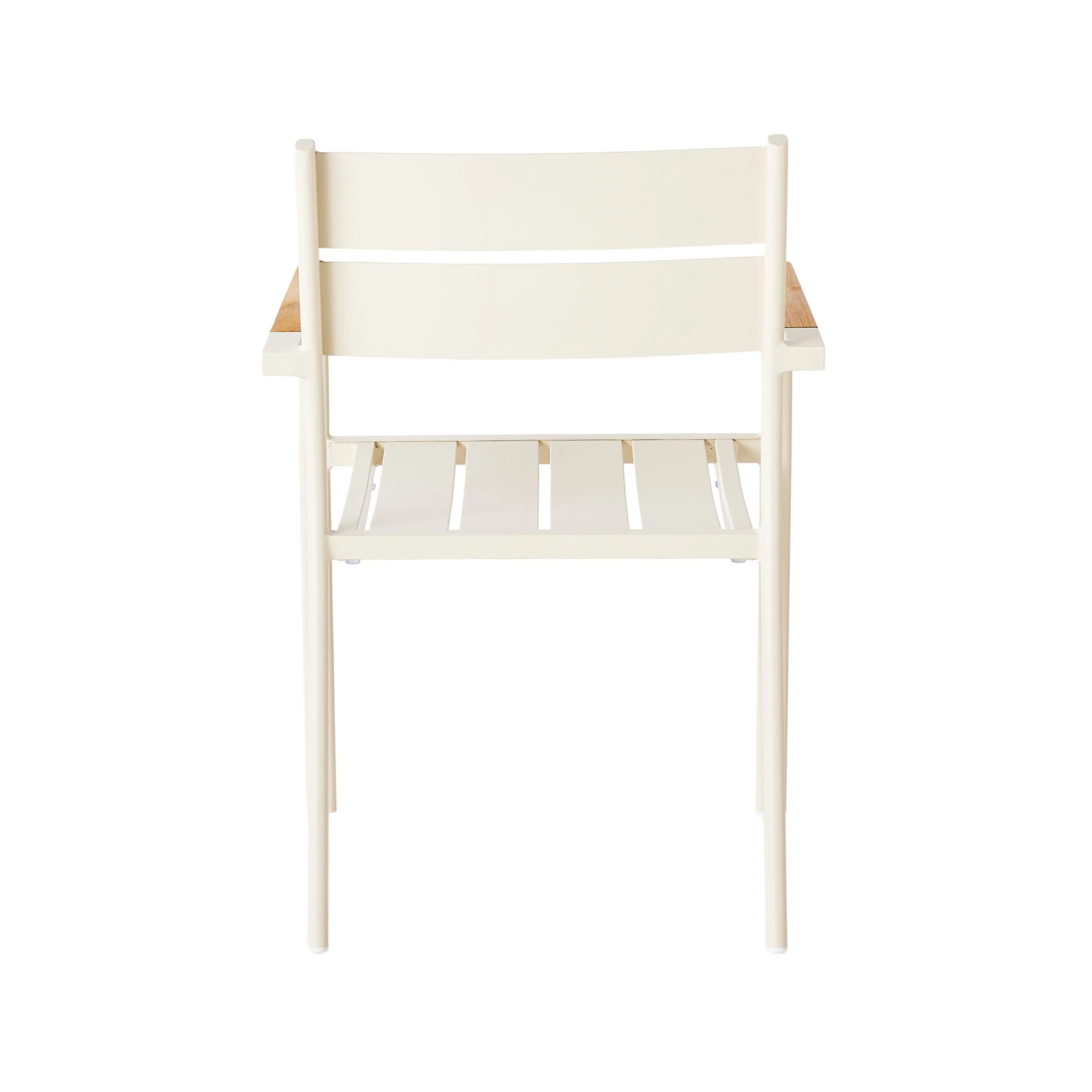 Caden Aluminium Dining Chair Chalk - Image 4