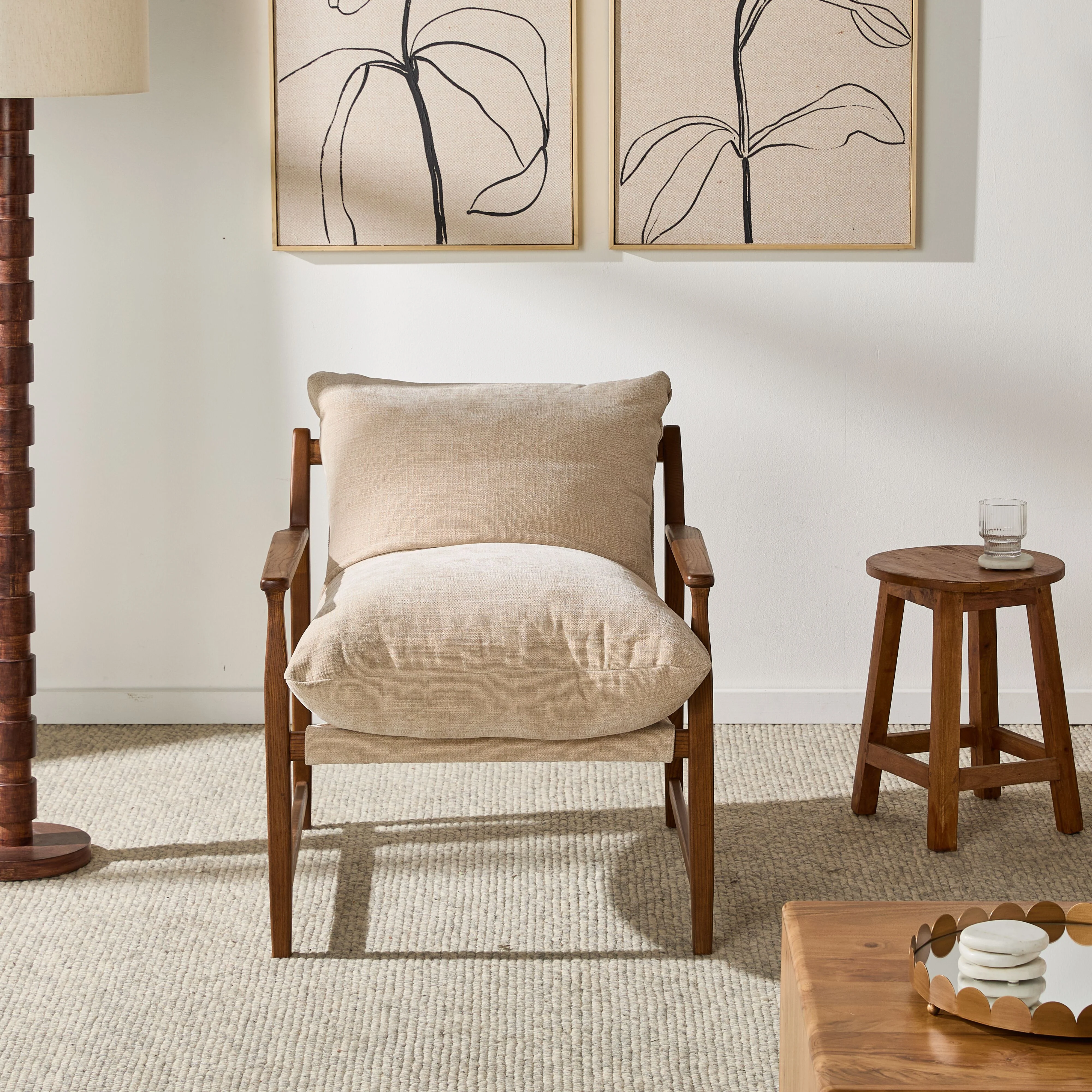 Calico Occasional Chair Parchment - Image 8