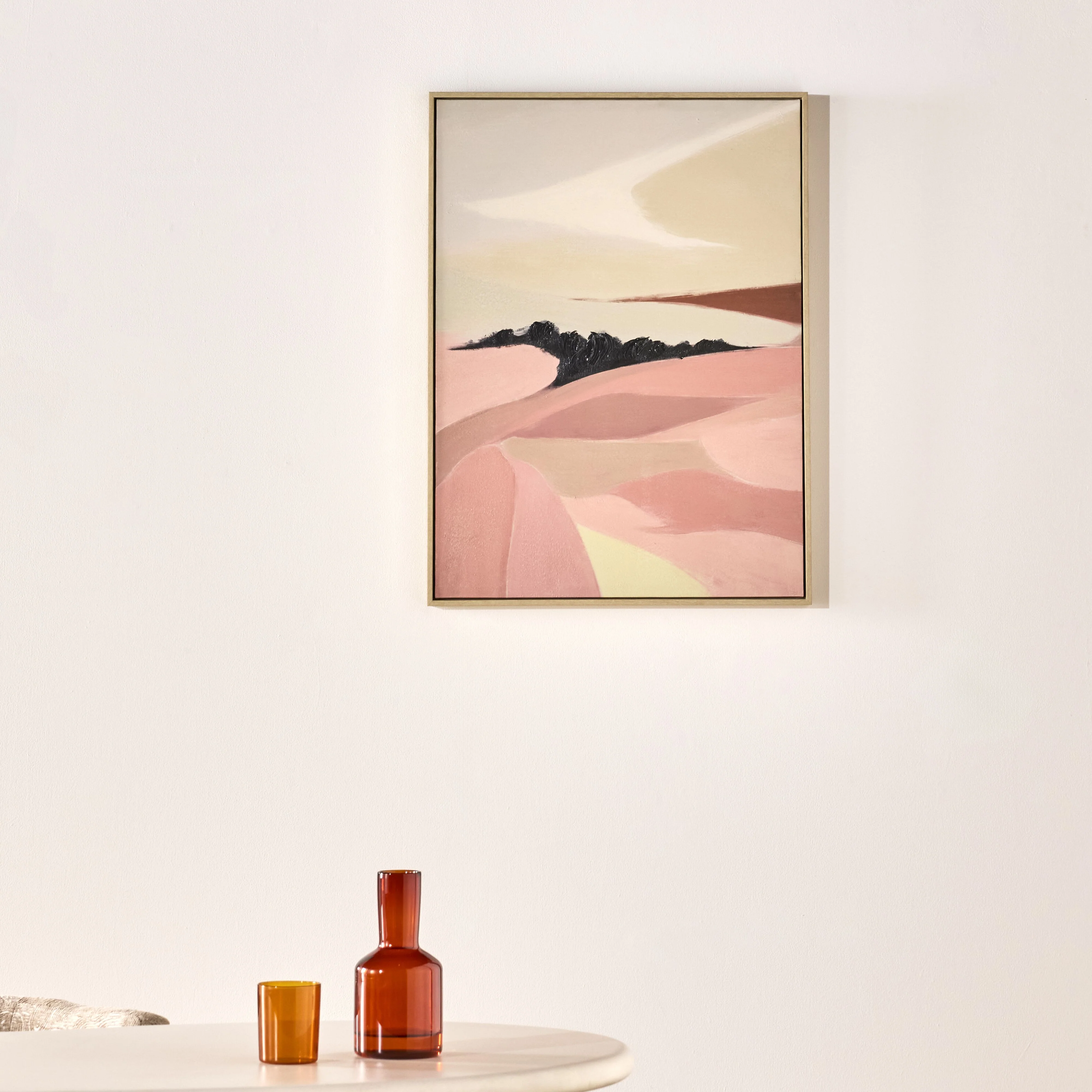 Calm Passage Framed Textured Print 60x80cm - Image 2