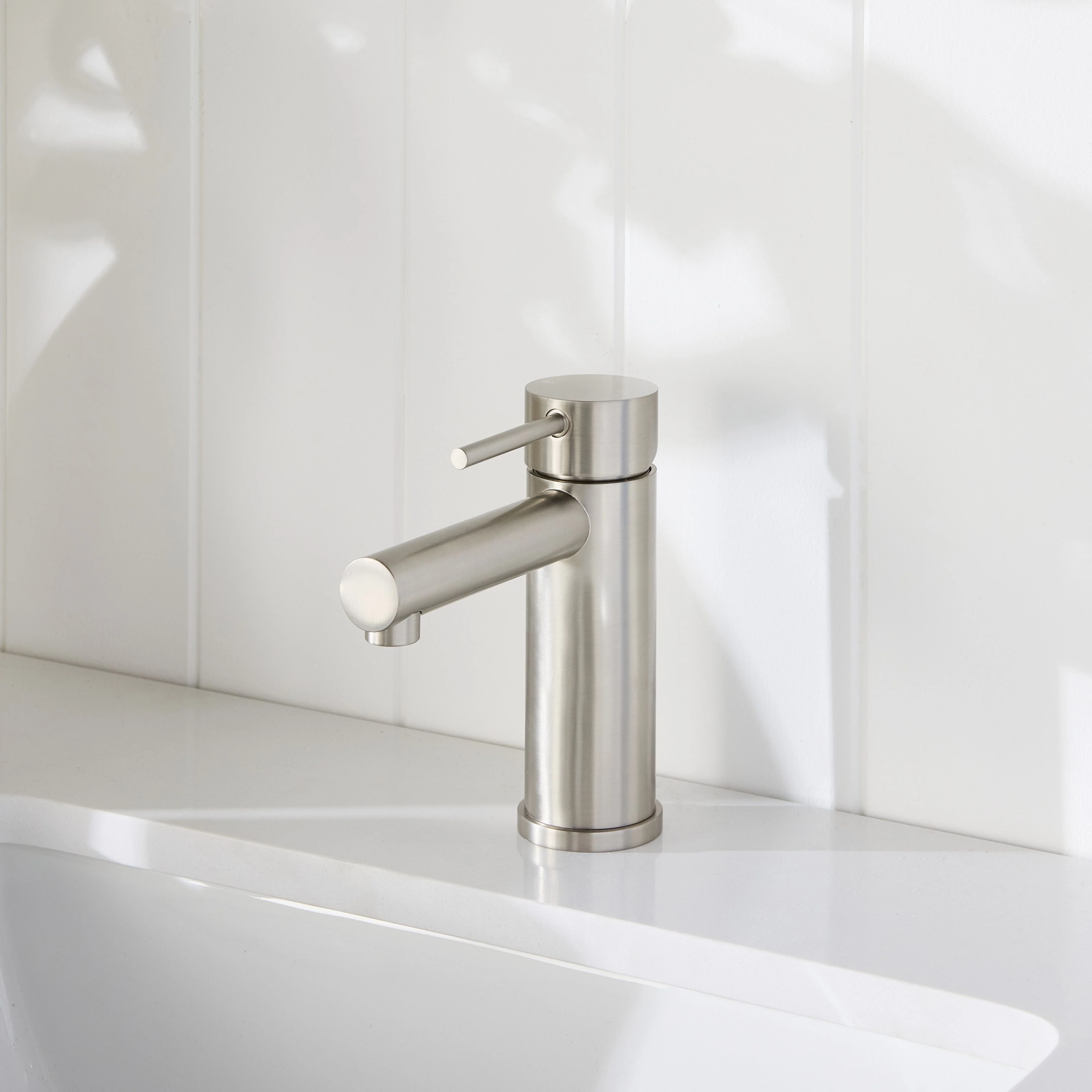 Camden Basin Mixer Brushed Nickel - Image 2