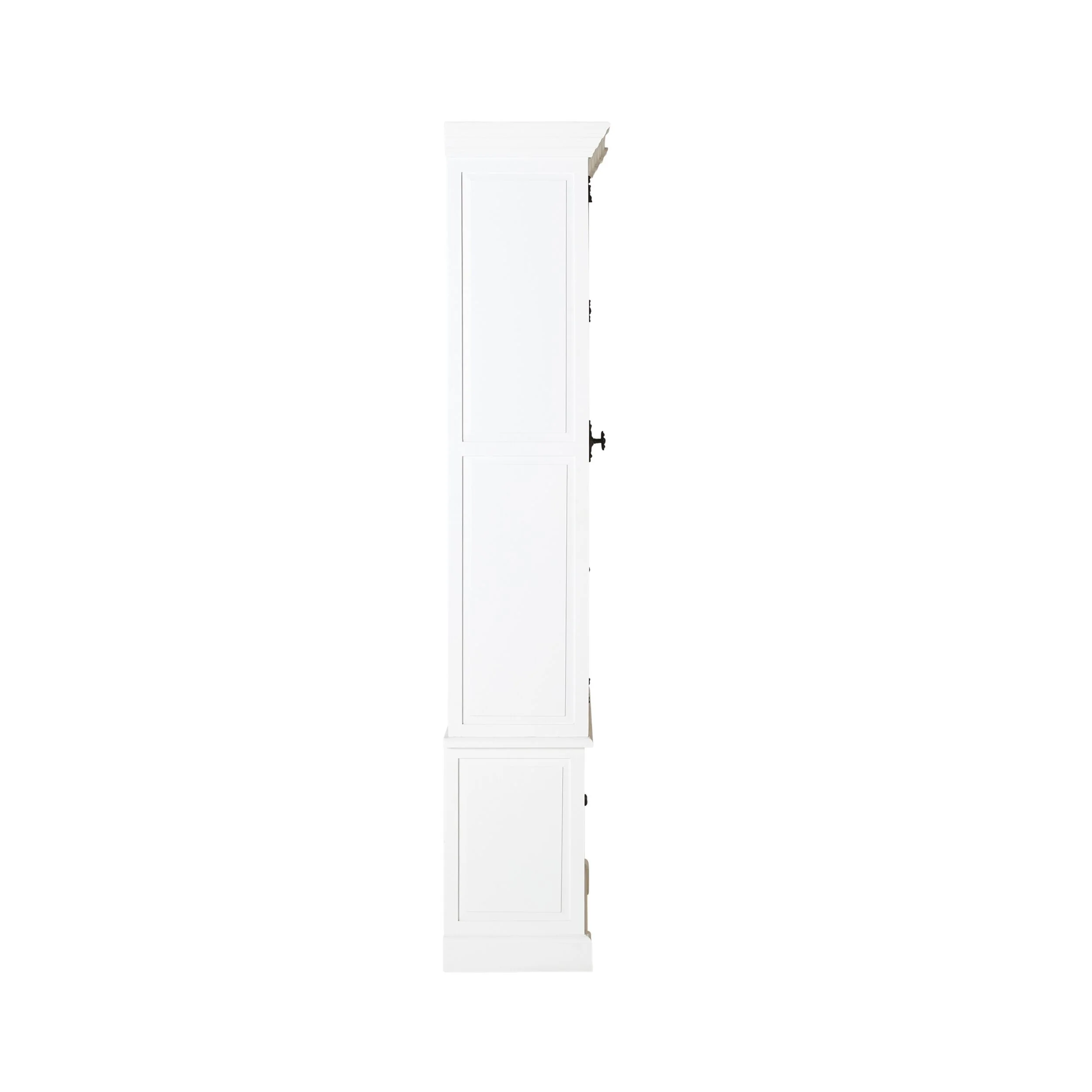 Camille 2 Door Display Cabinet White 91.5 x 240.5cm - Image 4