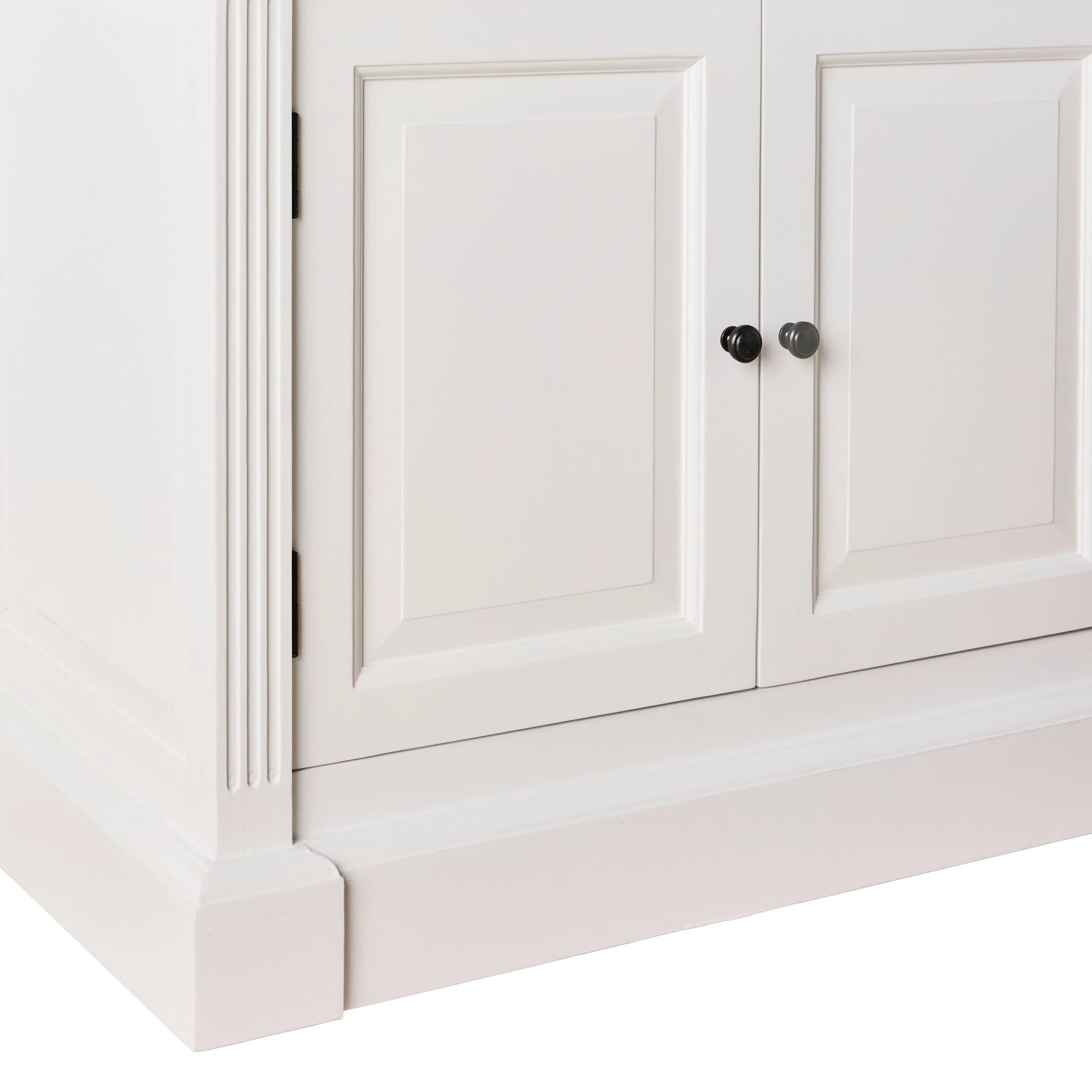 Camille 4 Door Display Cabinet White 167x240.5cm - Image 5