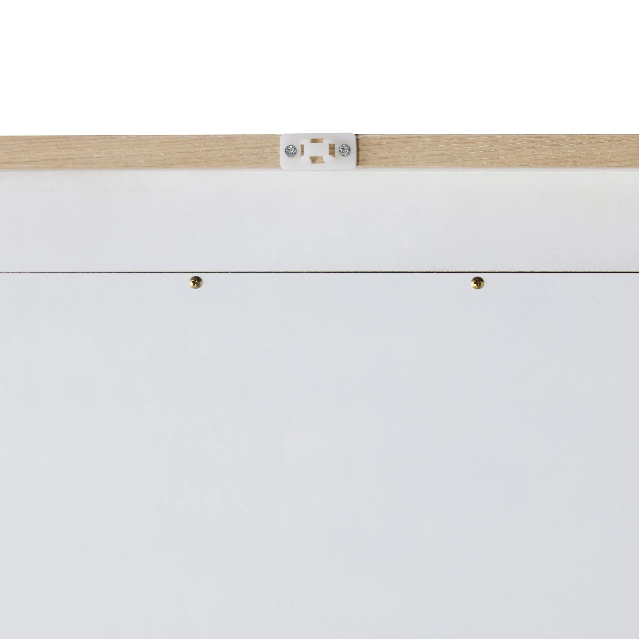 Cannes White Washed Oak & Linen Insert Floor Mirror 170x80cm - Image 4