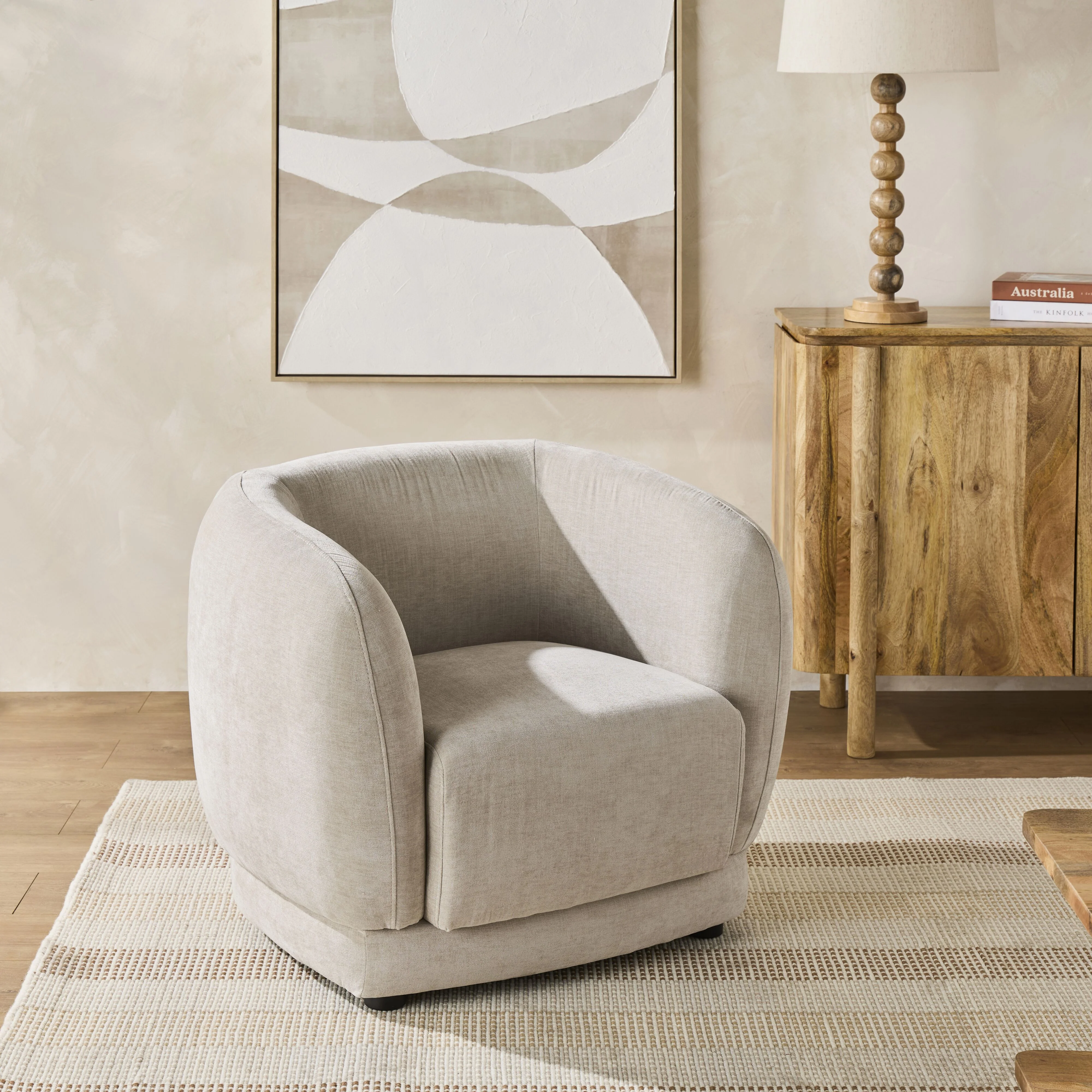 Capri Occasional Chair Taupe - Image 7