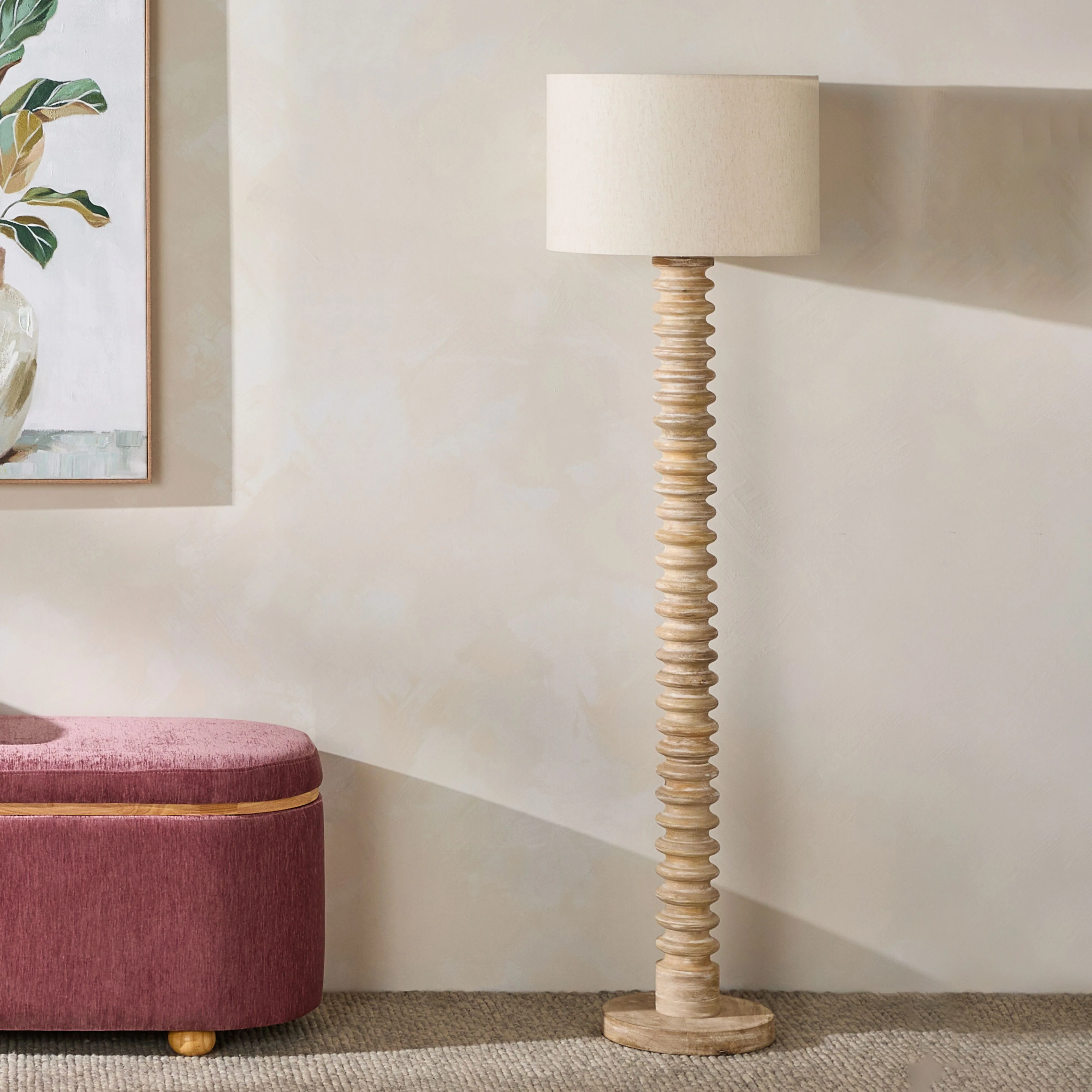 Carina Wooden Floor Lamp 161cm - Image 8