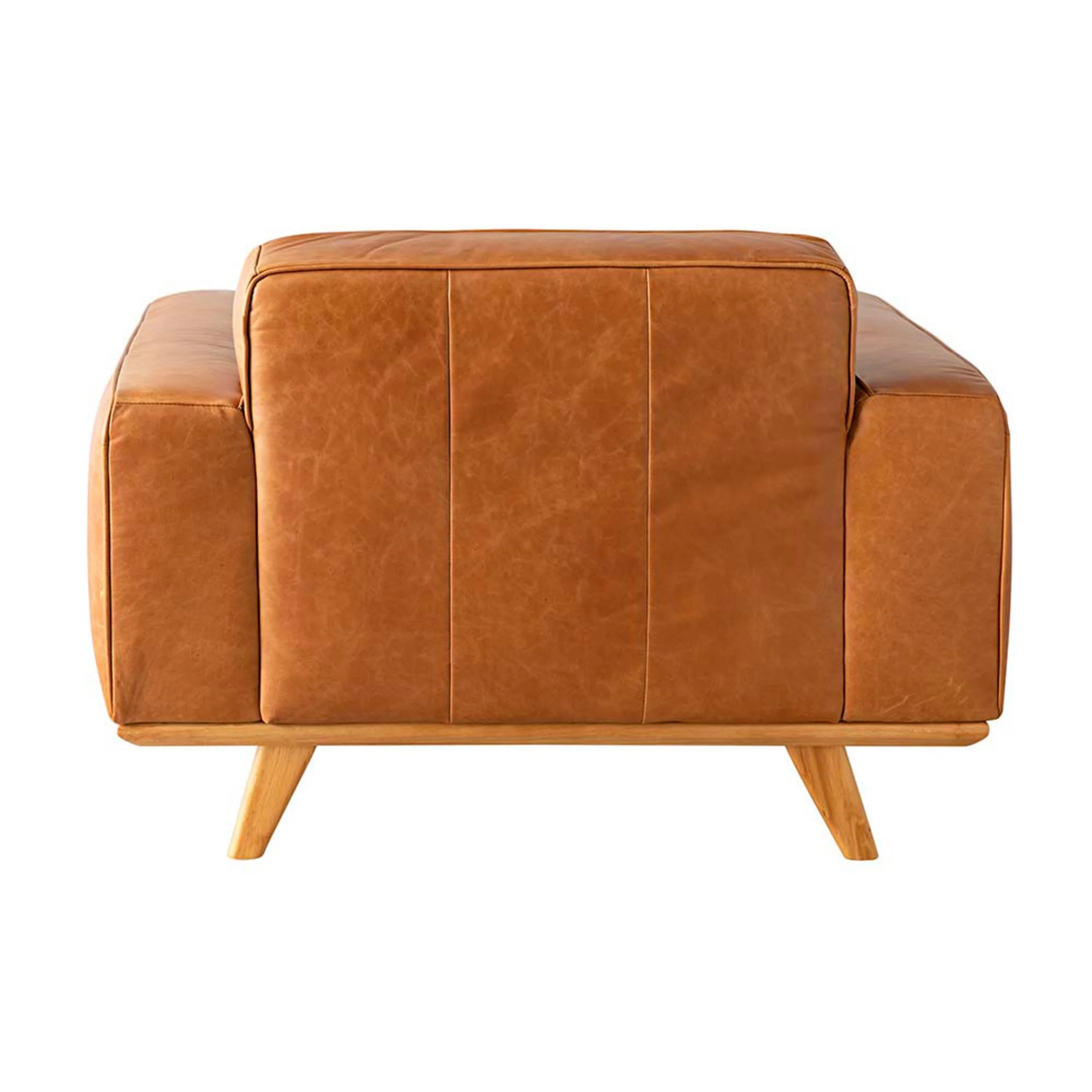 Carson Leather Armchair Dakota Vintage Brown - Image 4