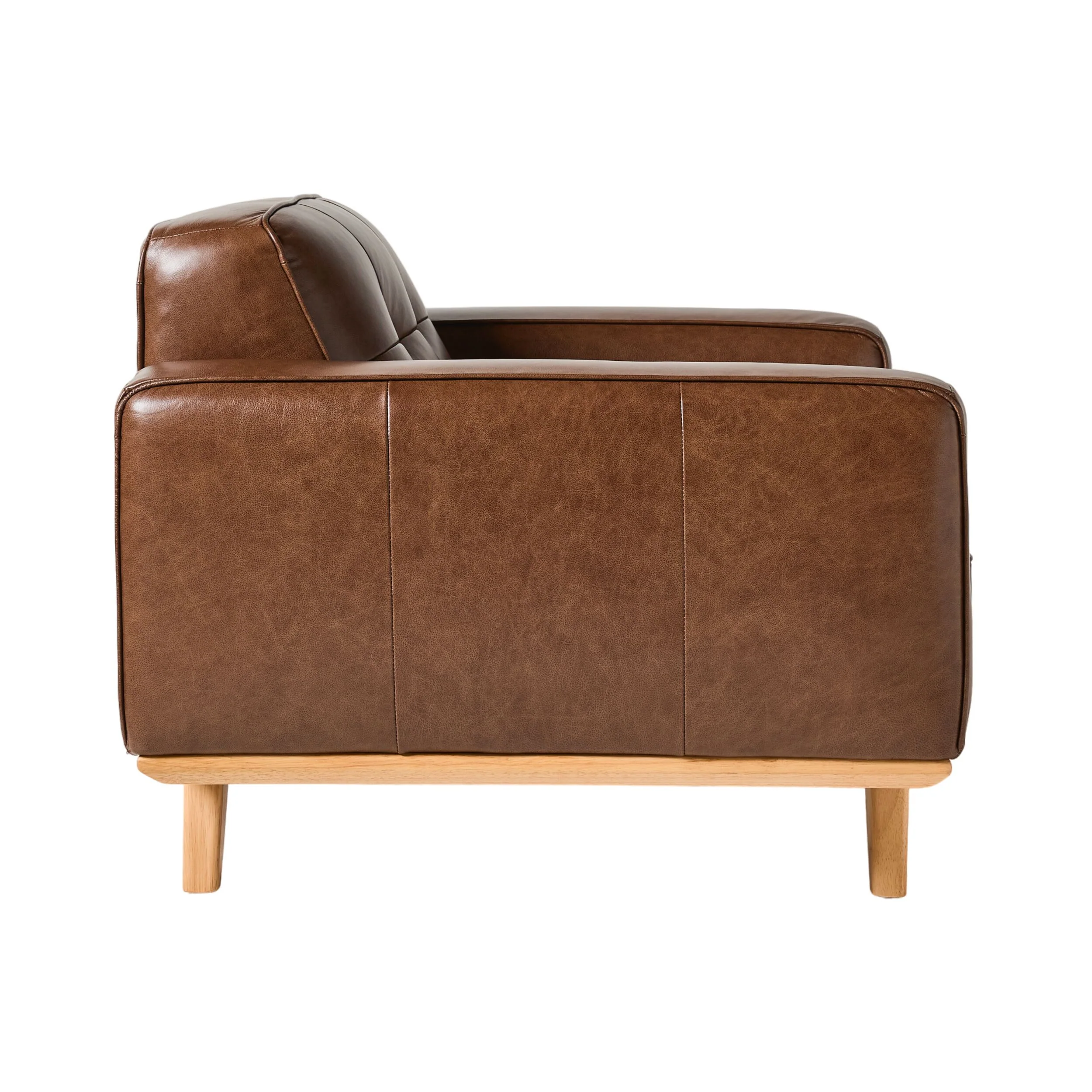 Carson Leather Armchair Dakota Mocha - Image 3