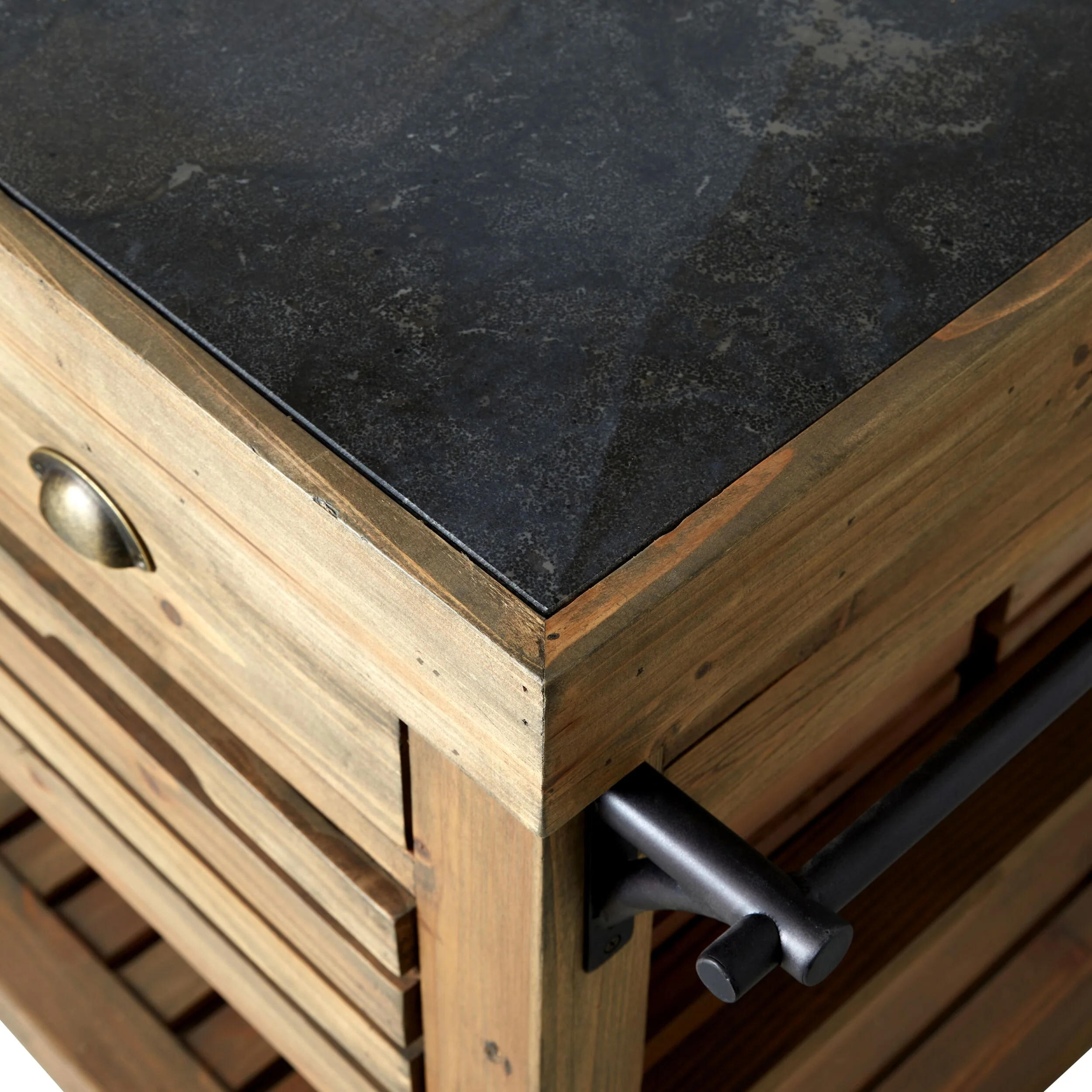 Carter 2 Drawer Island Bench - Image 5