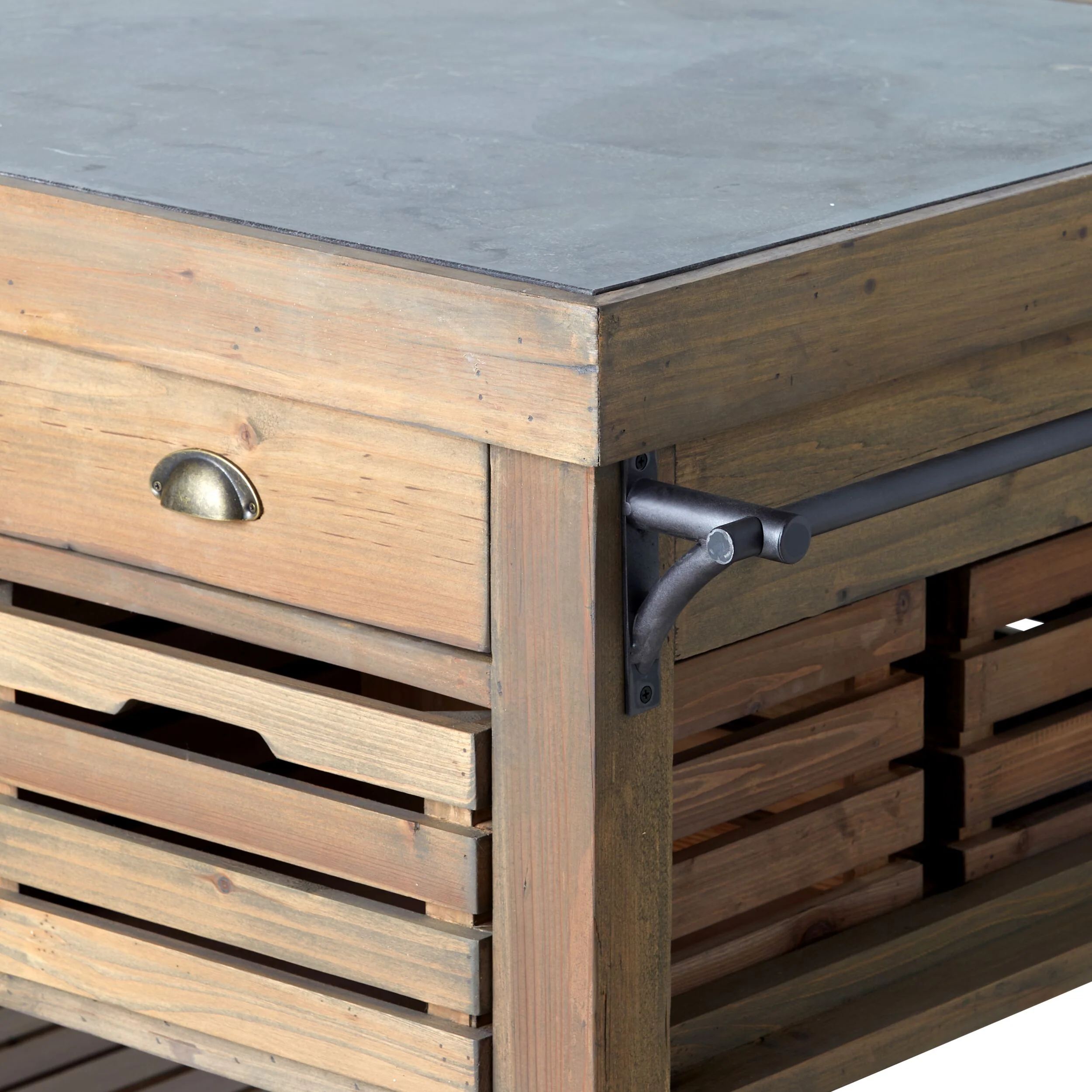 Carter 4 Drawer Island Bench - Image 4