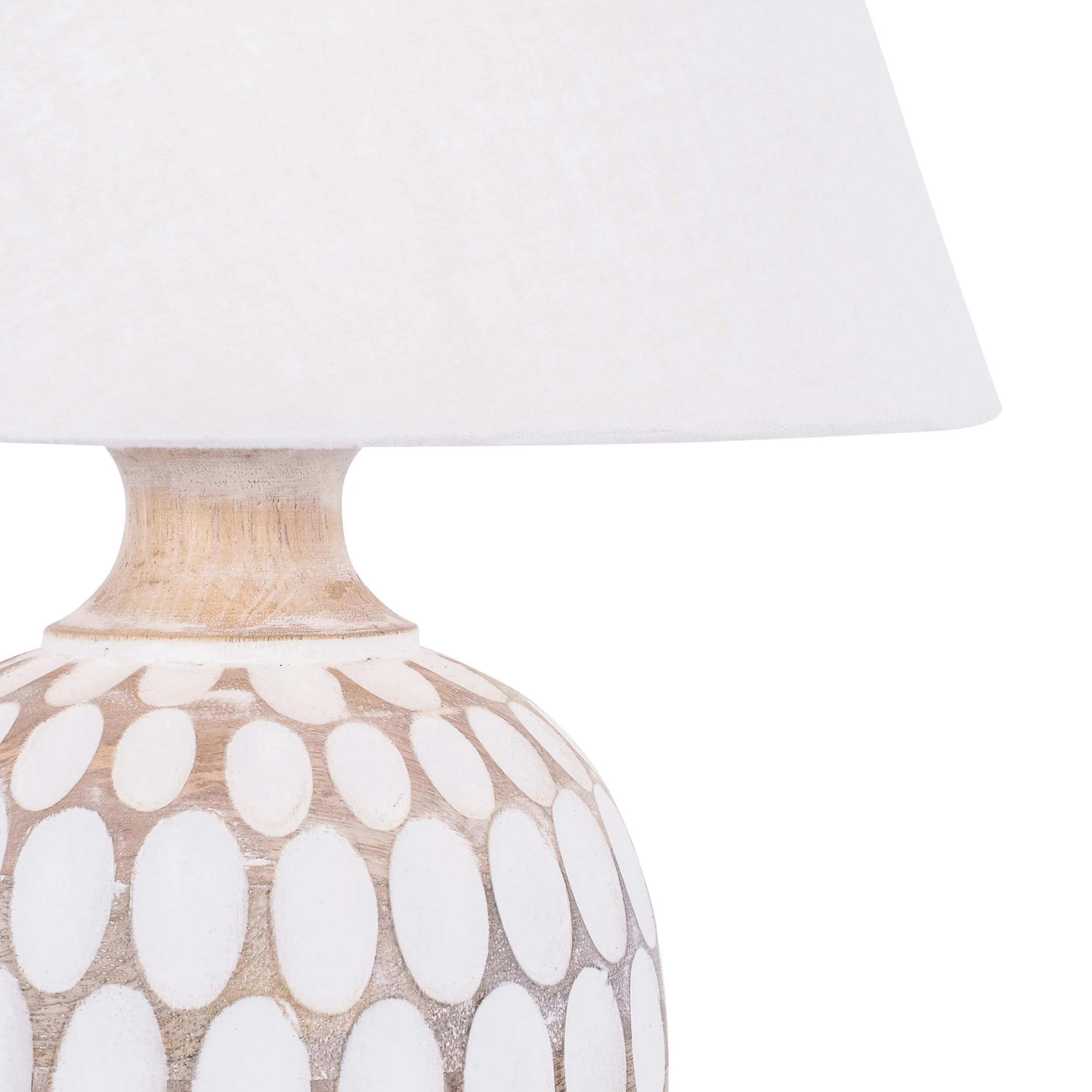 Caspar Wooden Table Lamp 38cm - Image 3