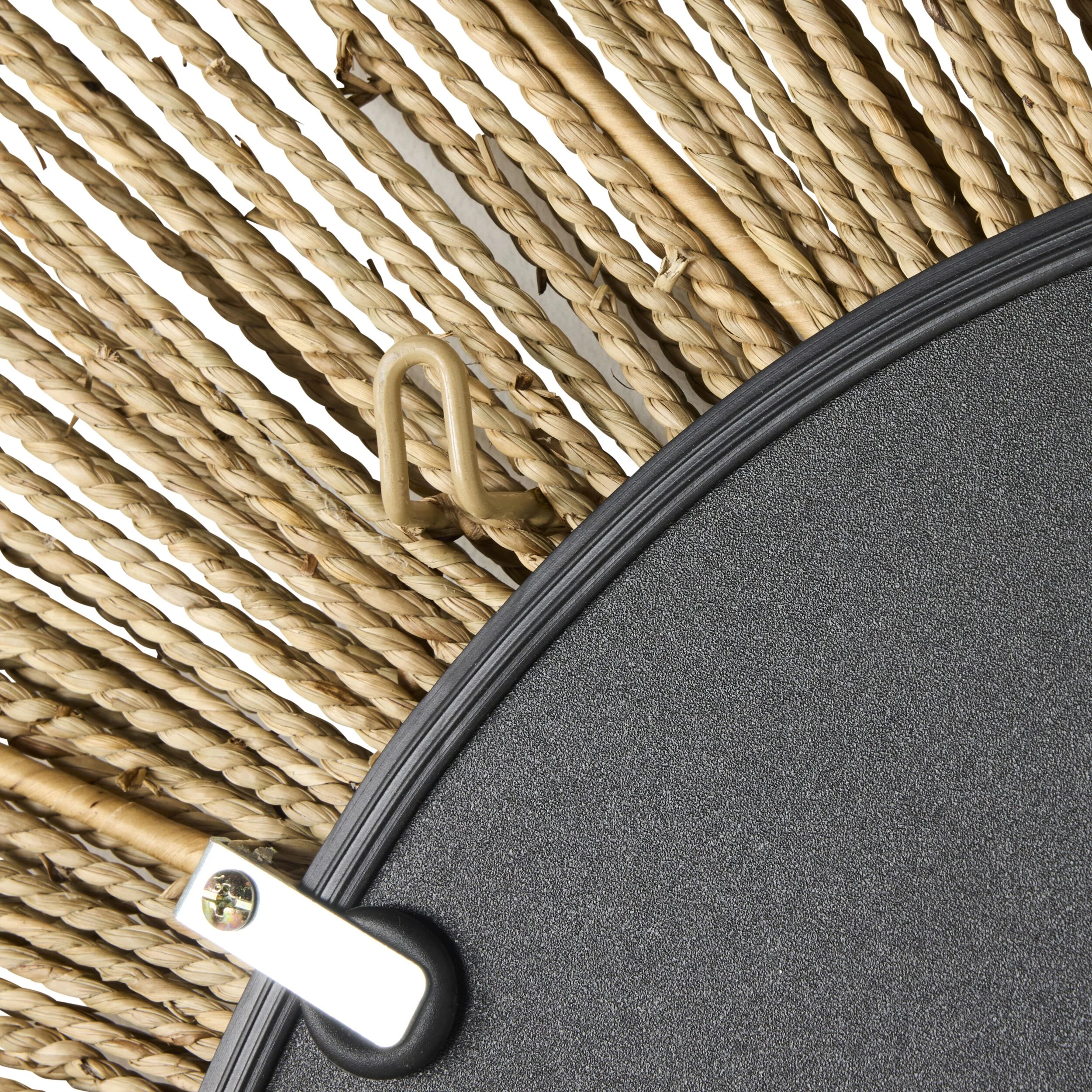 Cassis Twisted Seagrass Oval Wall Mirror 80x2.5x100cm - Image 6