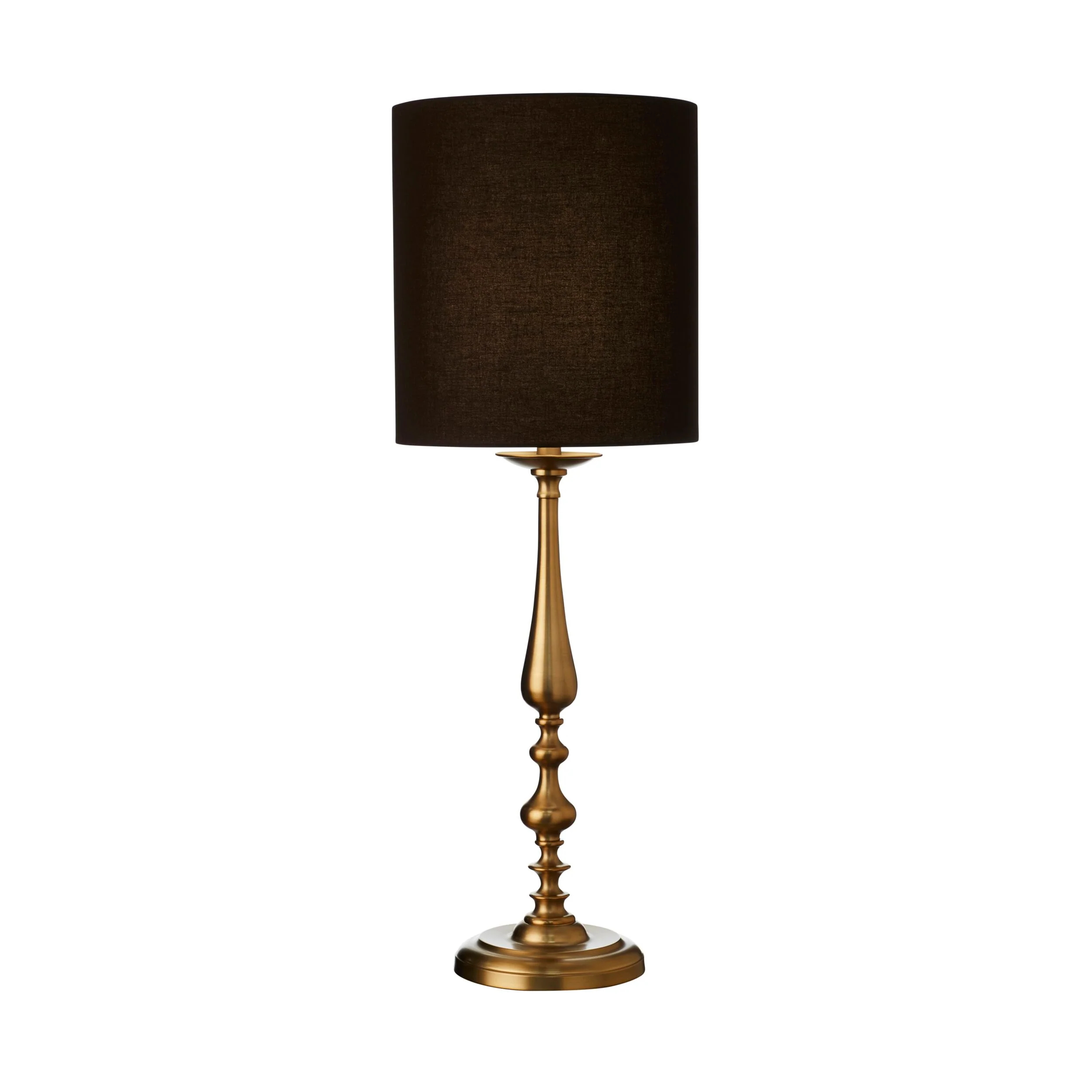 Castille Matt Brushed Gold Metal Table Lamp 84cm - Image 2