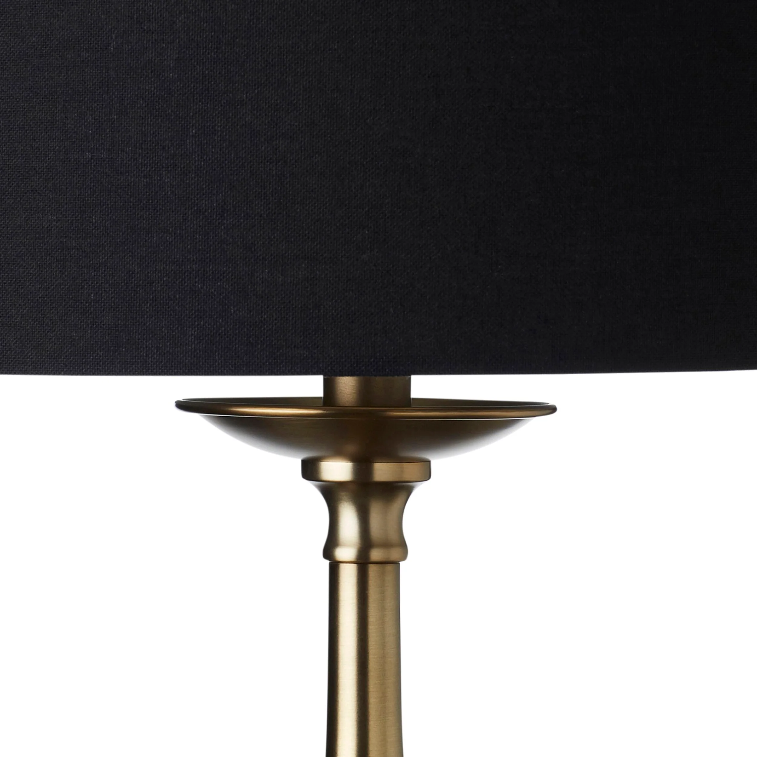 Castille Matt Brushed Gold Metal Table Lamp 84cm - Image 4