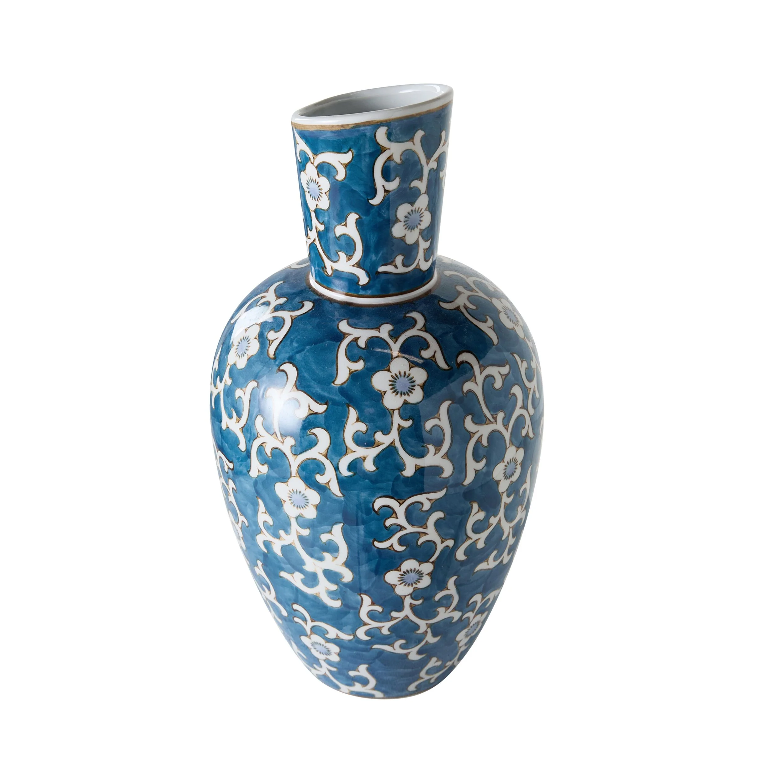 Celadon Alyssum Vine Fluted Vase - Image 2