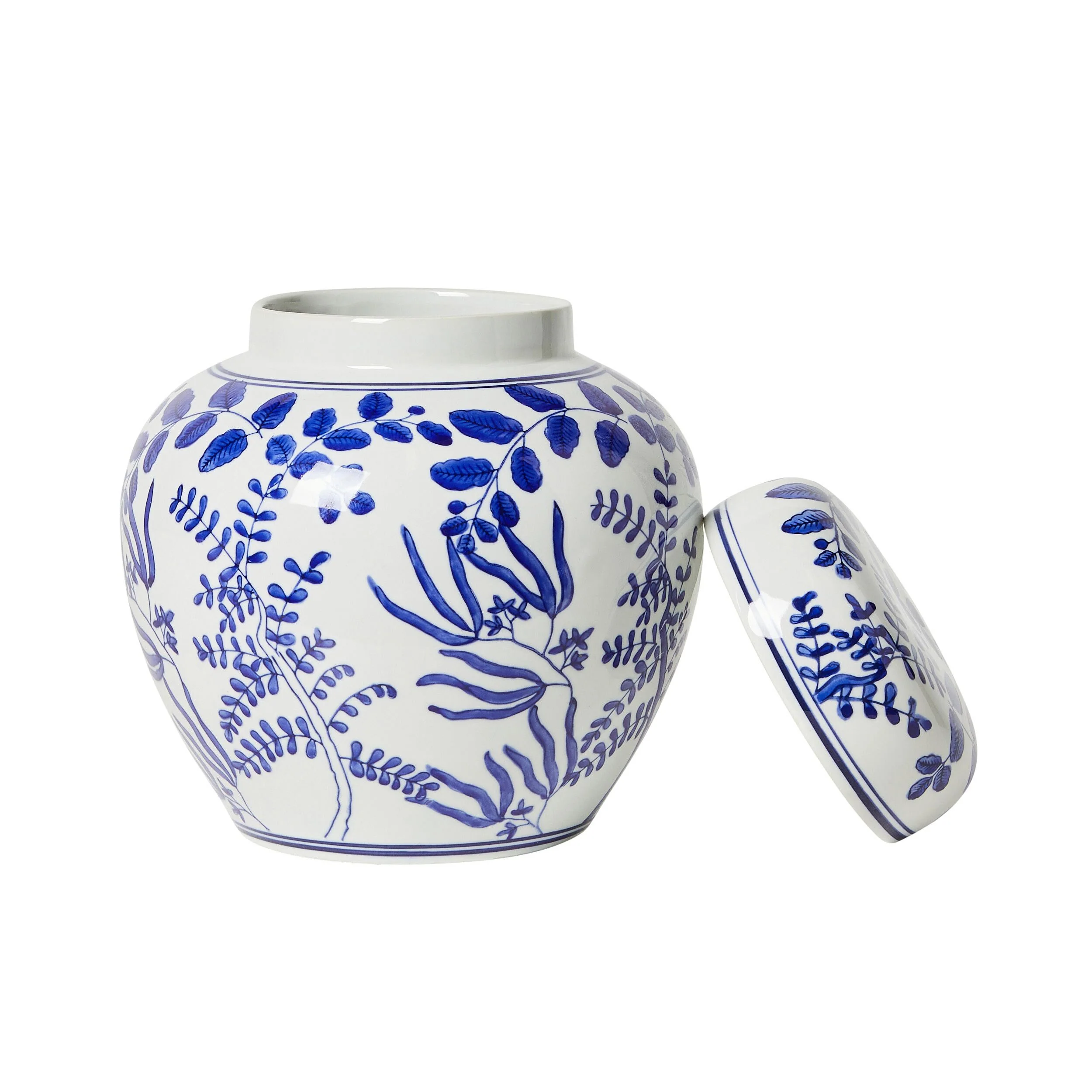 Celadon Blooms Ginger Jar 29x29x30.5cm - Image 2