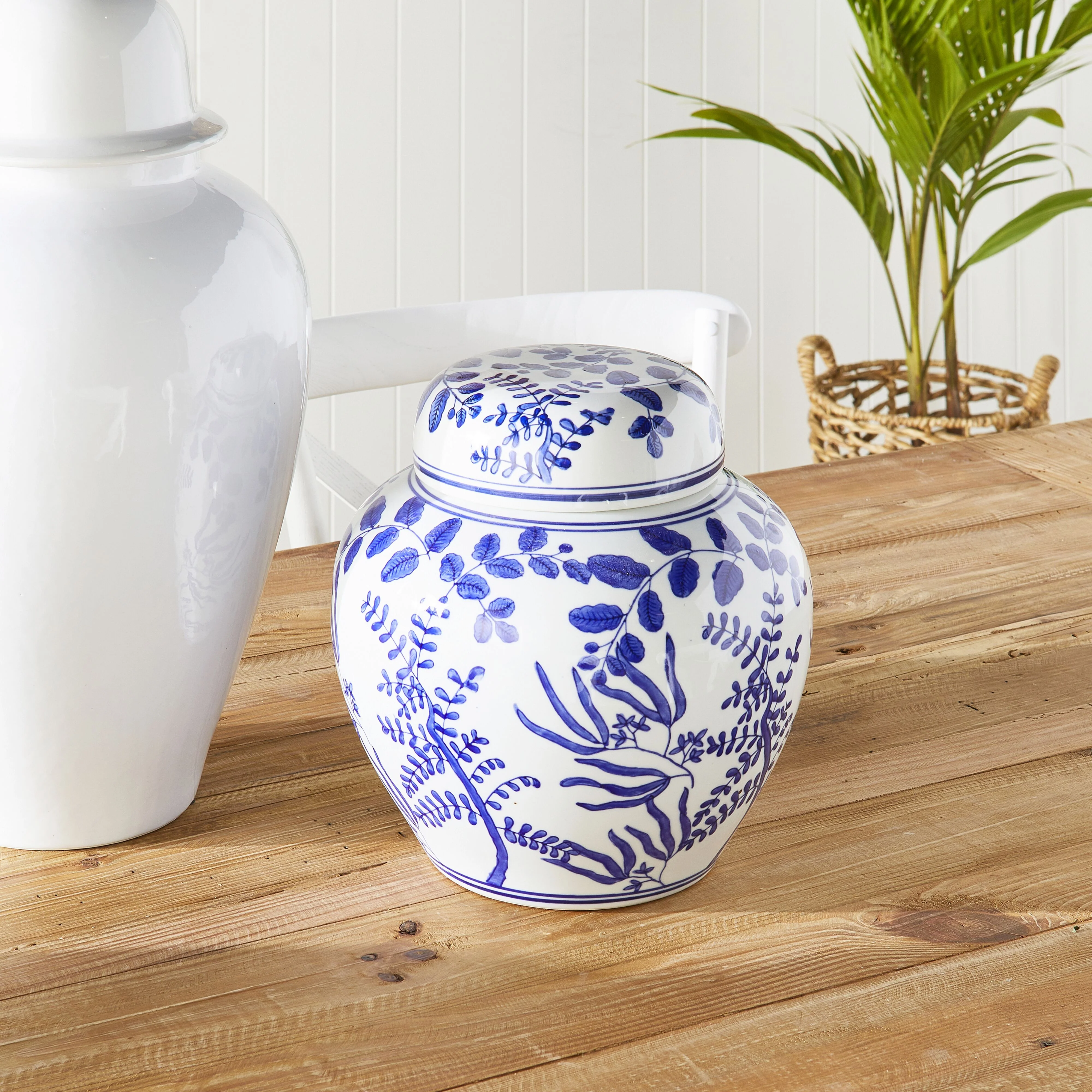 Celadon Blooms Ginger Jar 29x29x30.5cm - Image 4