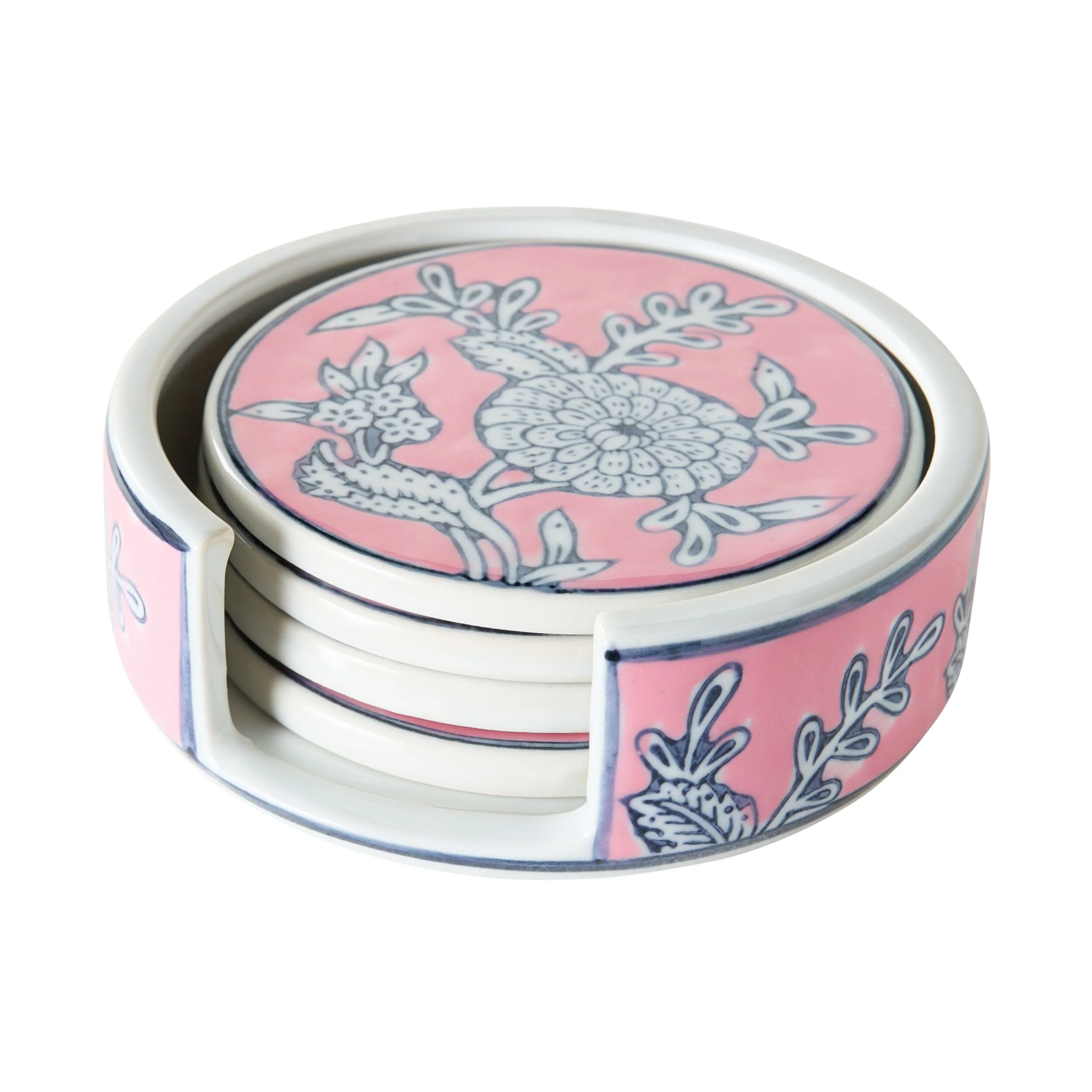 Celadon Botanic Blush Coasters Set of 4 - Image 2