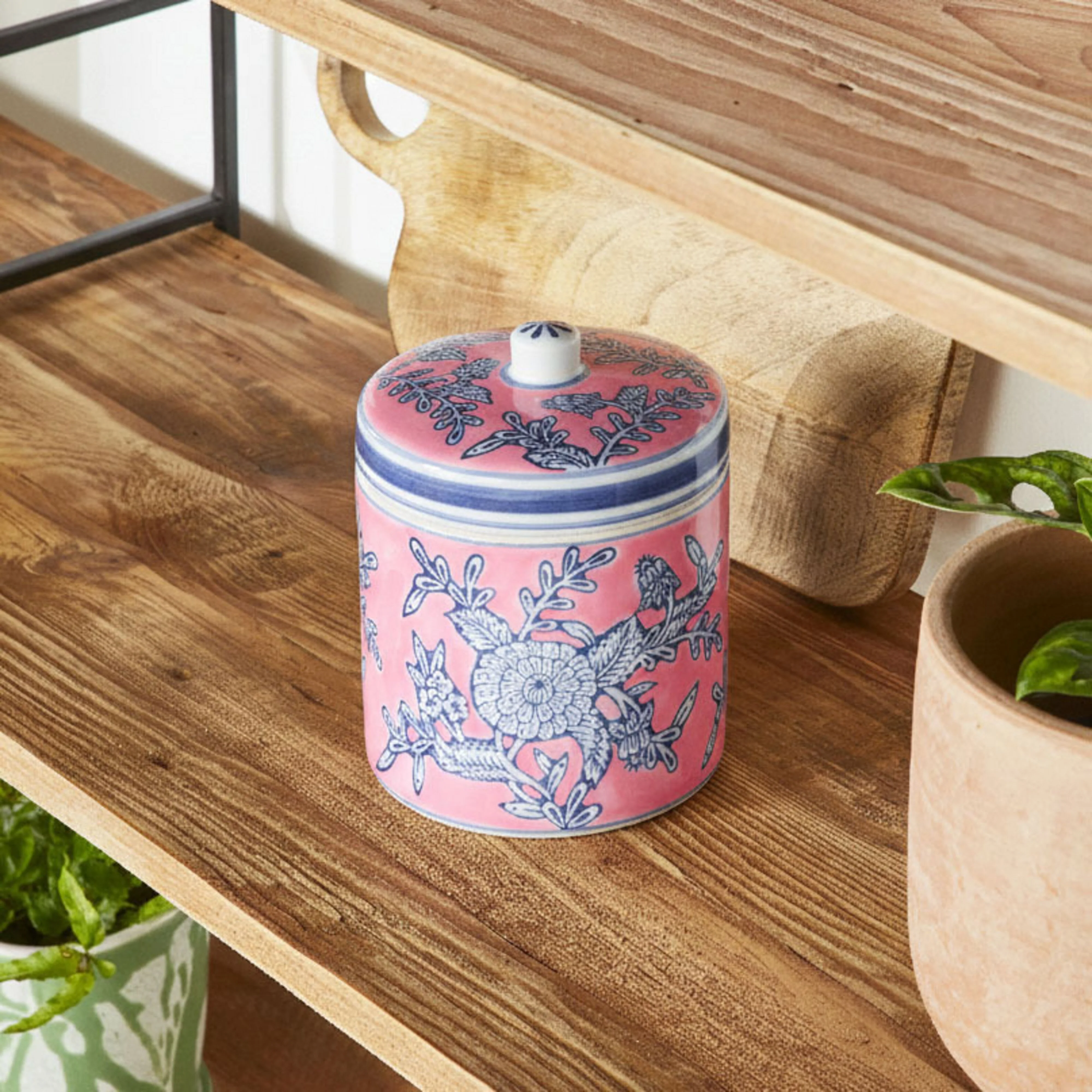 Celadon Botanic Blush Jar - Image 5