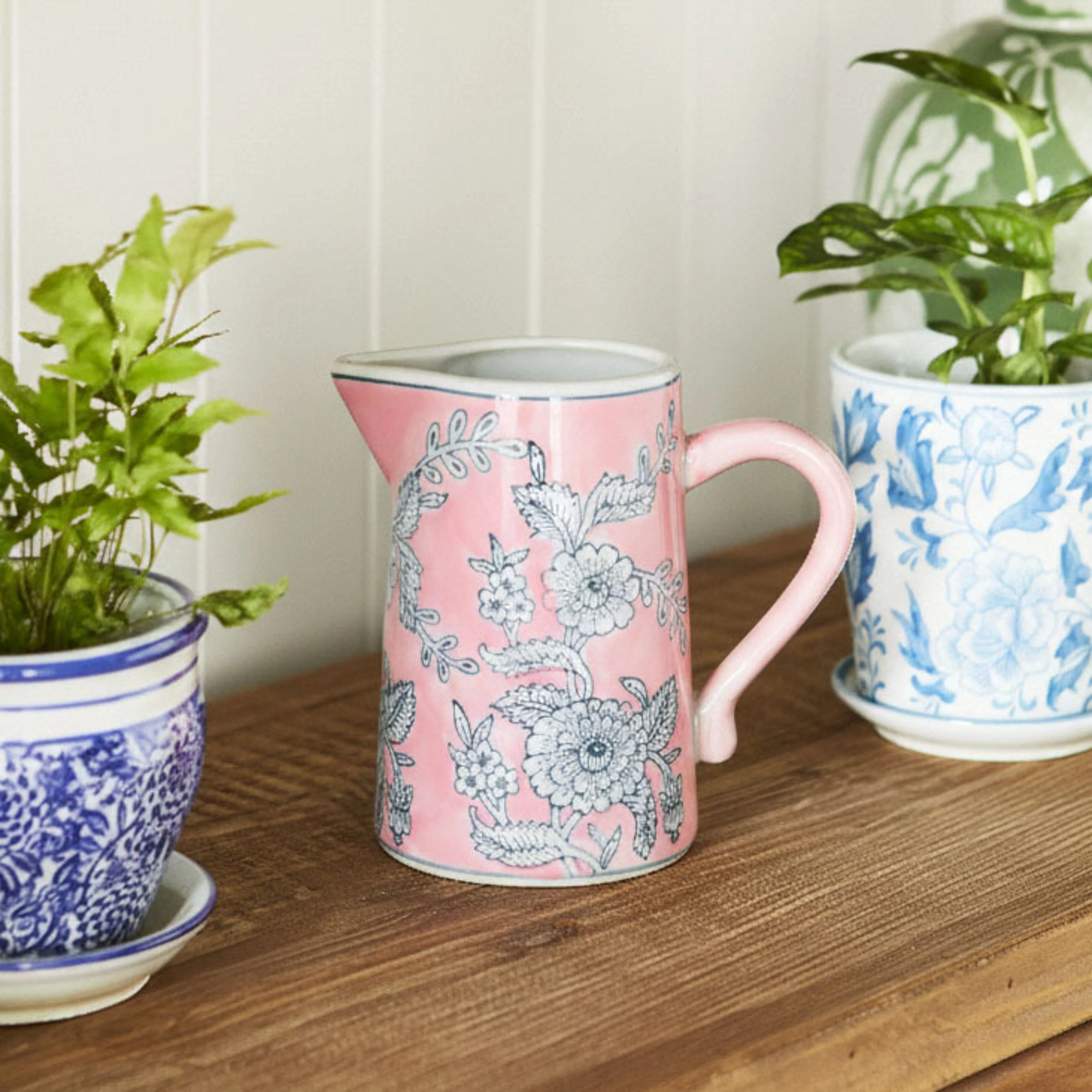Celadon Botanic Blush Jug - Image 4