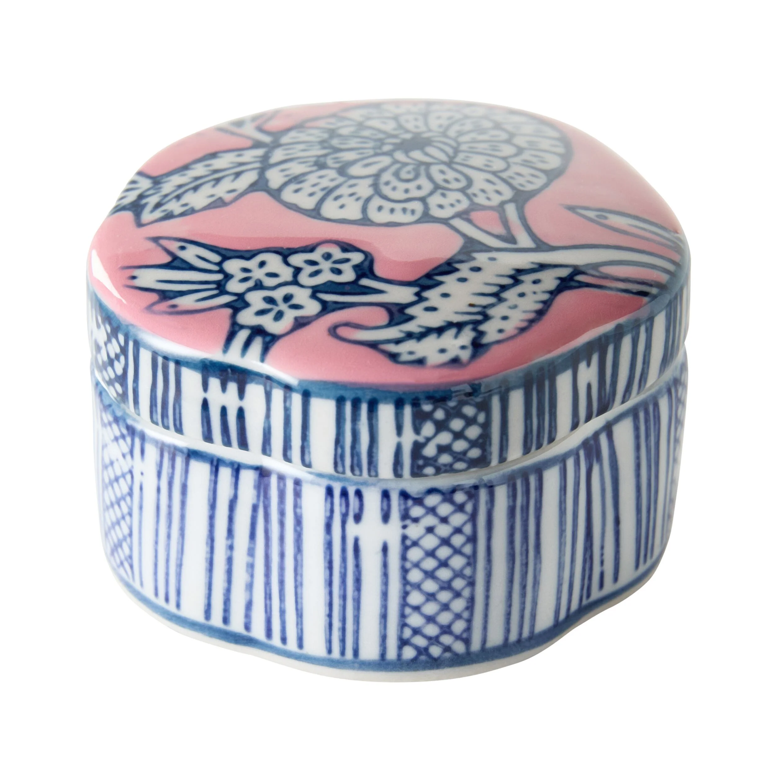 Celadon Botanic Blush Trinket Box - Image 2