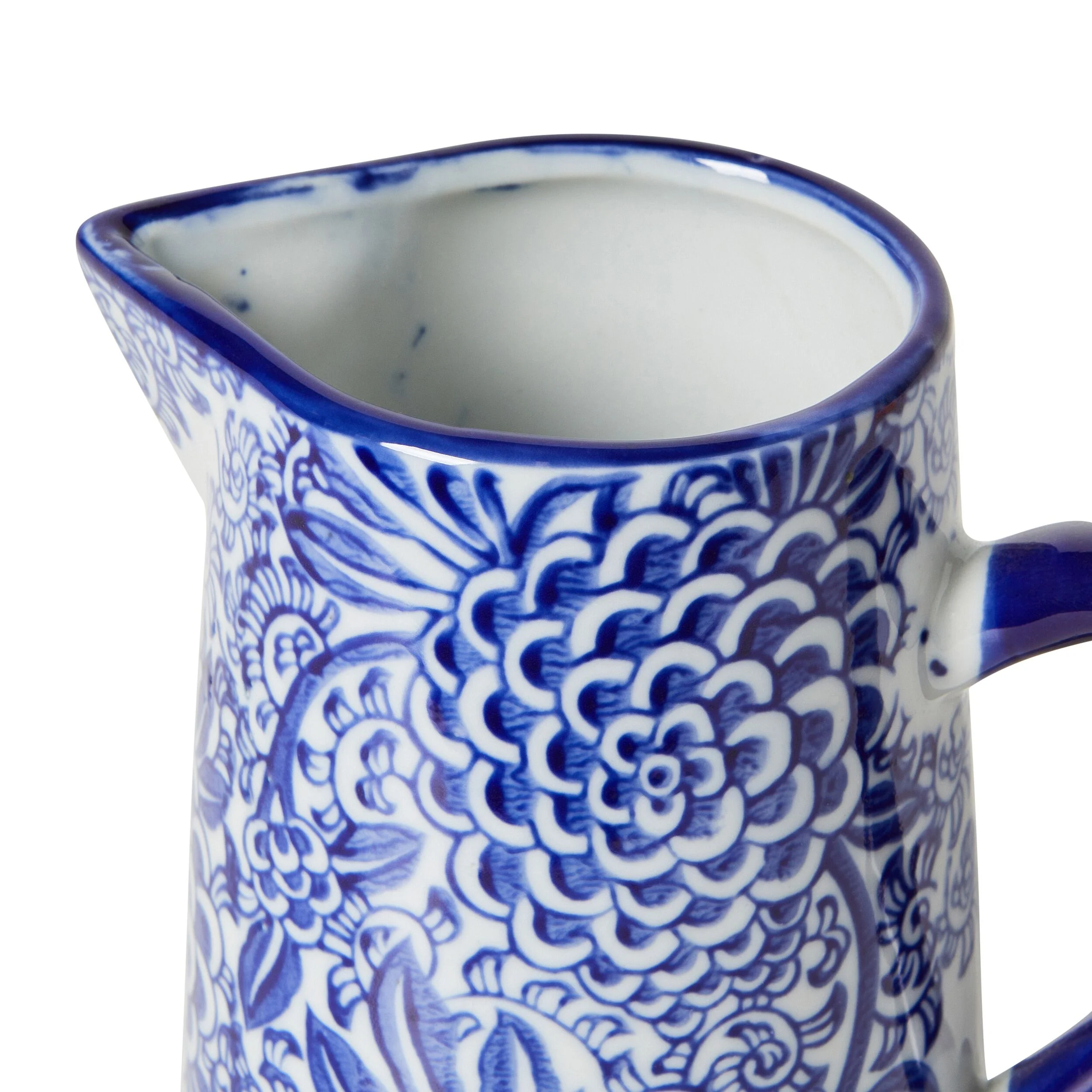 Celadon Dahlia Jug 15x9.5x14cm - Image 2