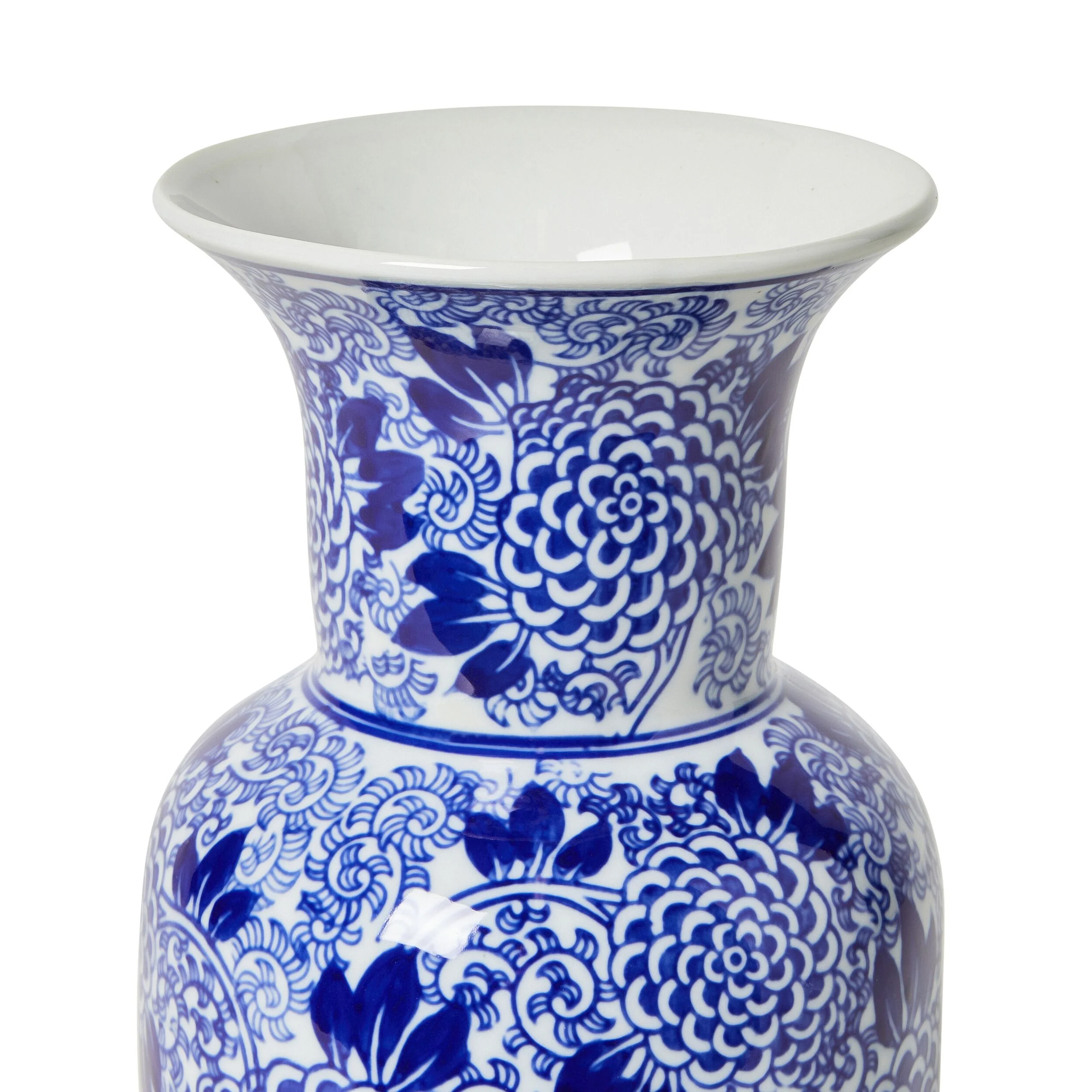 Celadon Dahlia Vase 14x14x30cm - Image 2