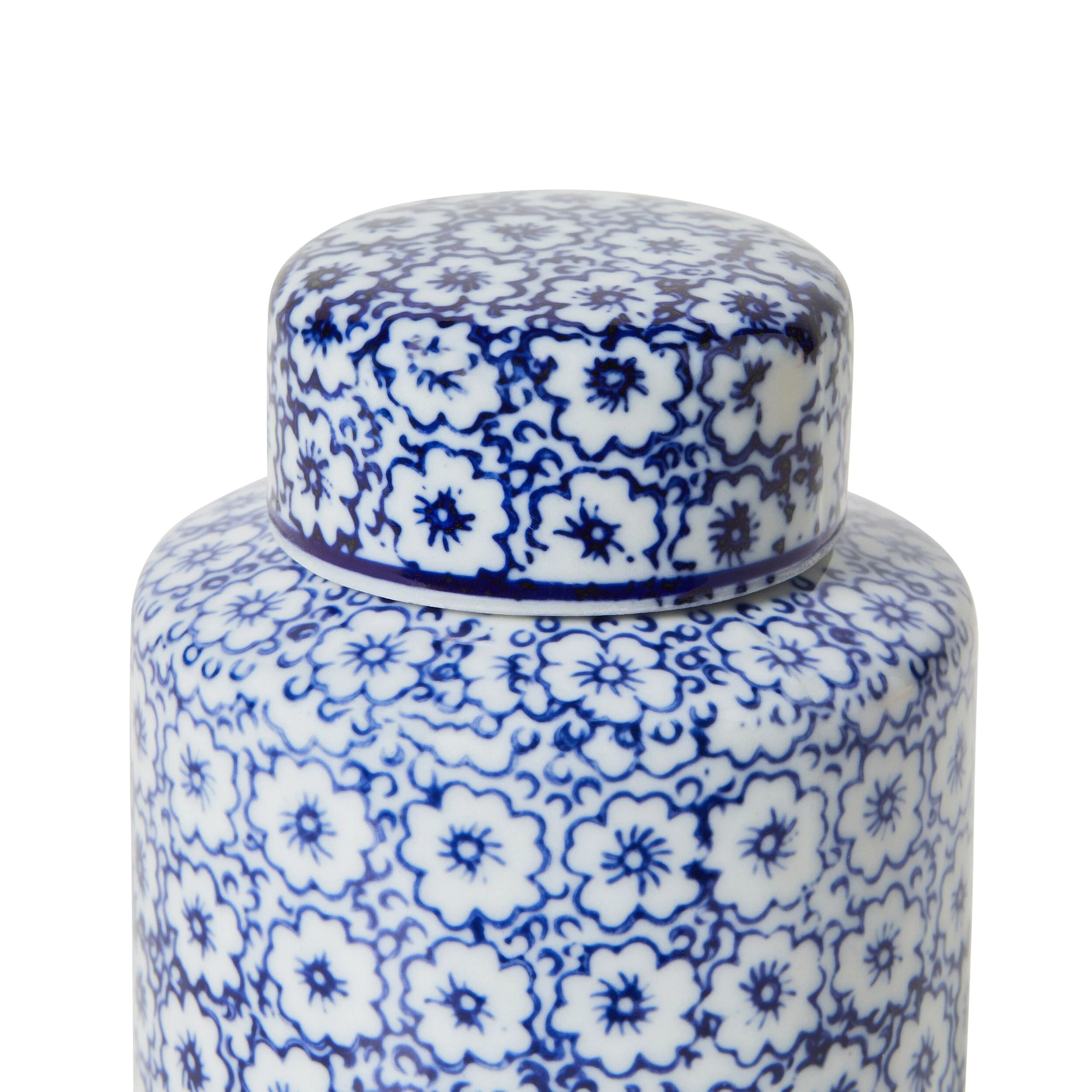 Celadon Daisy Jar 8x8x15cm - Image 3