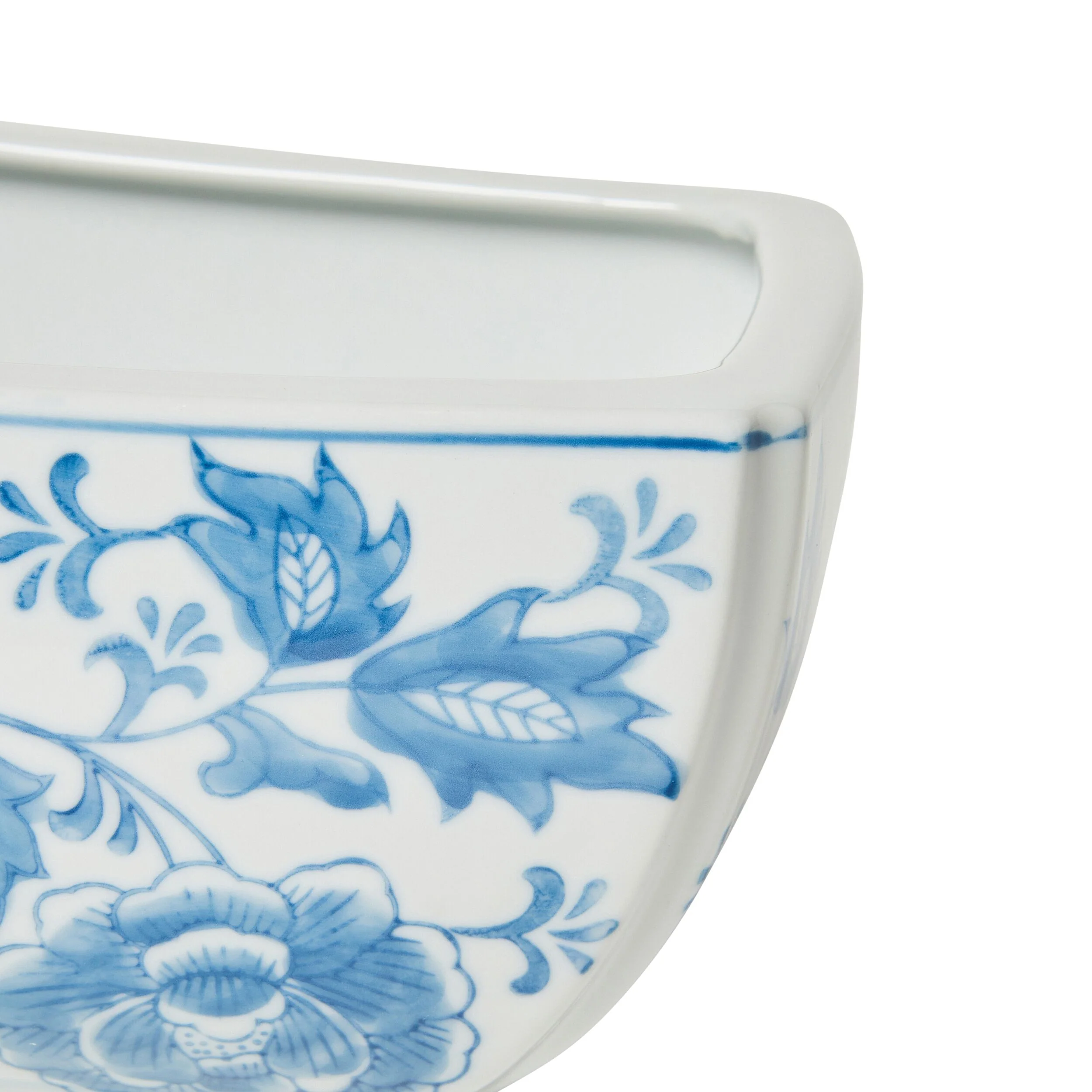 Celadon Fleur Rectangle Bowl 25.5x16.5x12.5cm - Image 3