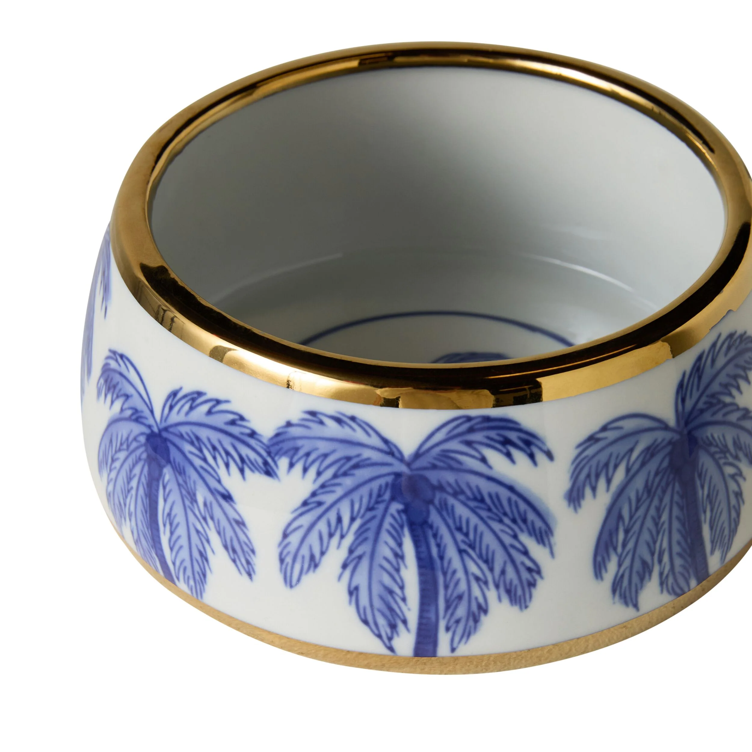 Celadon Sapphire Palm Pet Bowl 15.5cm - Image 2