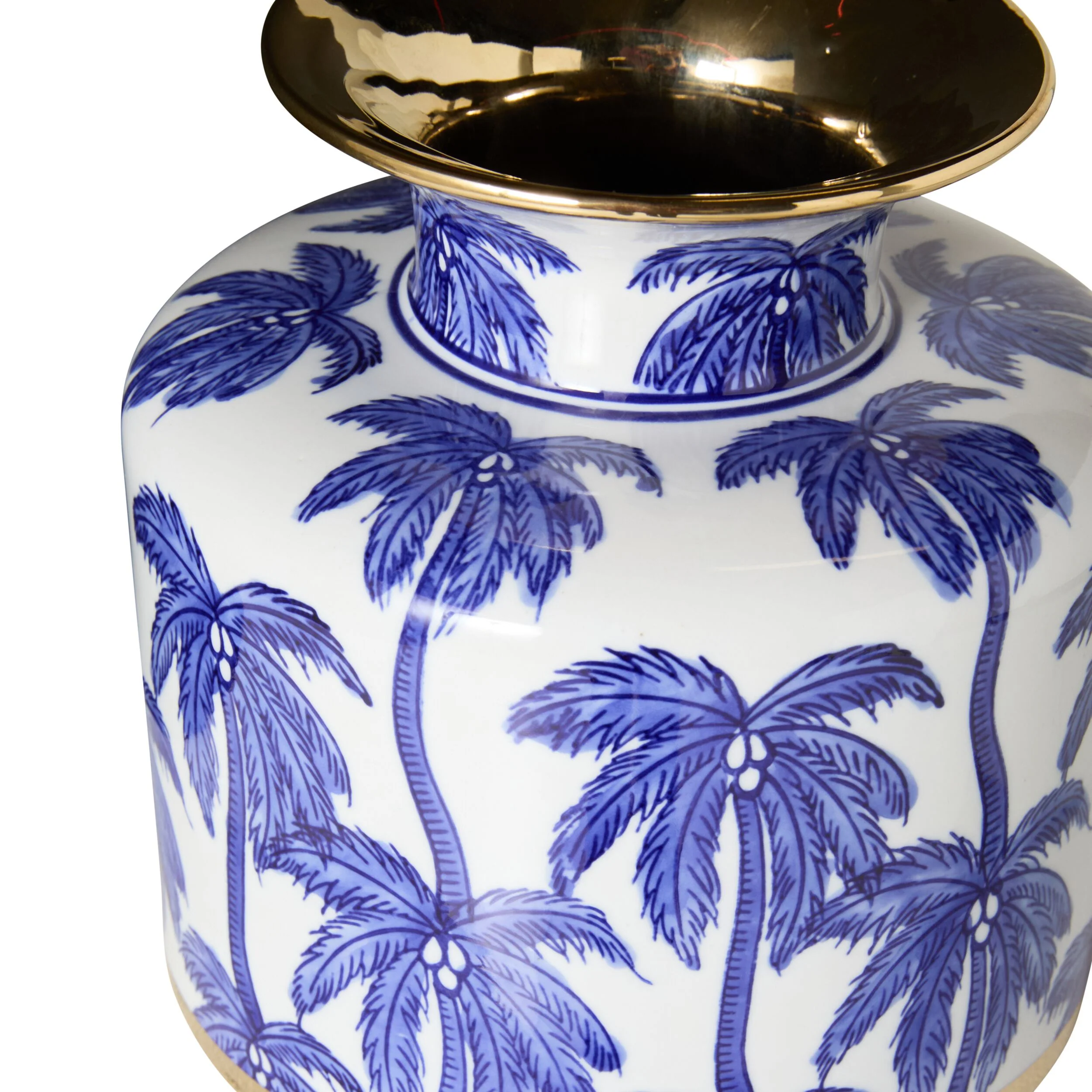 Celadon Sapphire Palm Vase 20cm - Image 2
