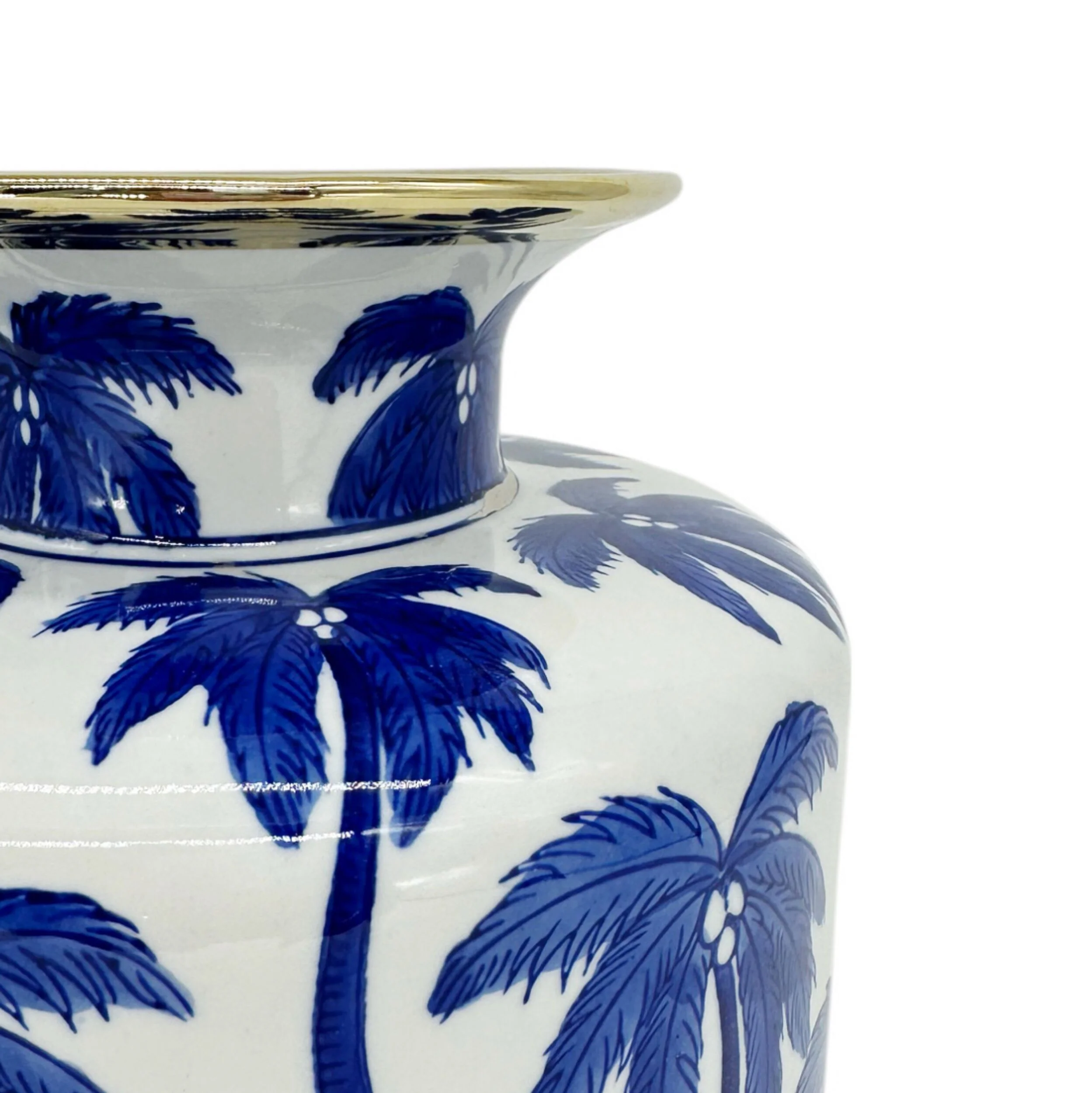 Celadon Sapphire Palm Vase 20cm - Image 3