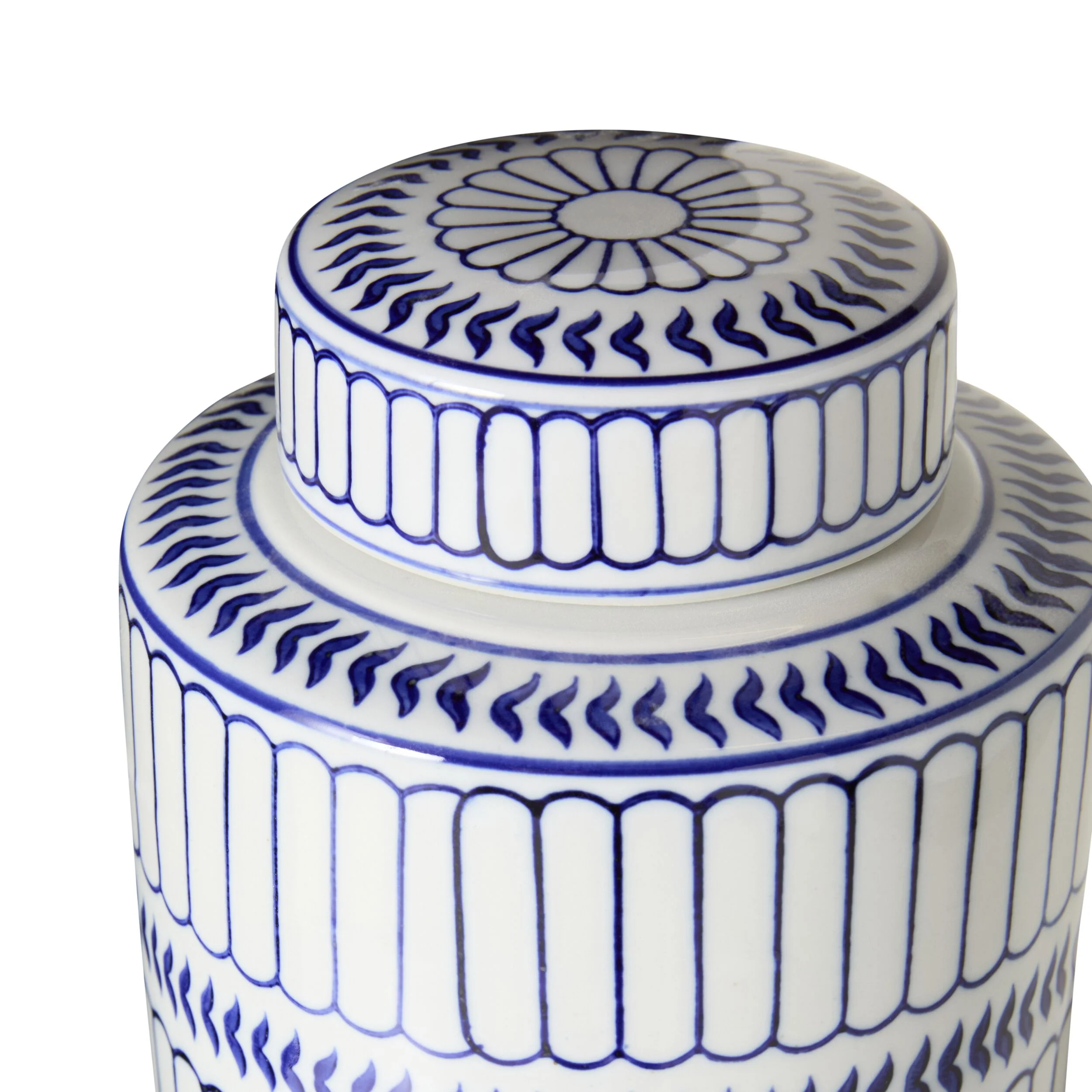 Celadon Striped Ginger Jar 25cm - Image 3