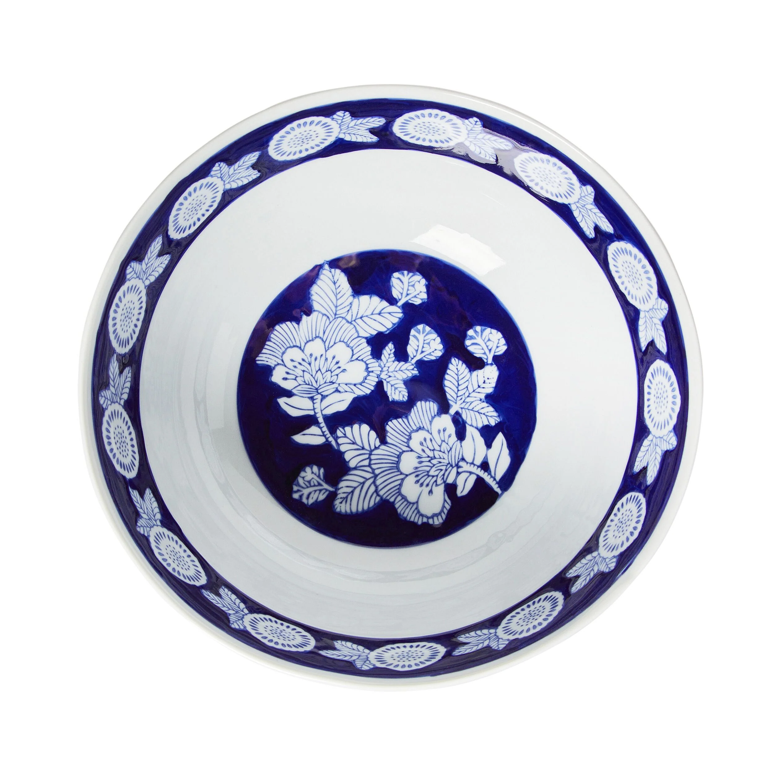 Celadon Tapestry Floral Bowl 29x29x17cm - Image 2